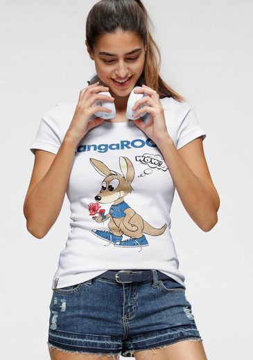 KangaROOS T-Shirt mit Comic-Print