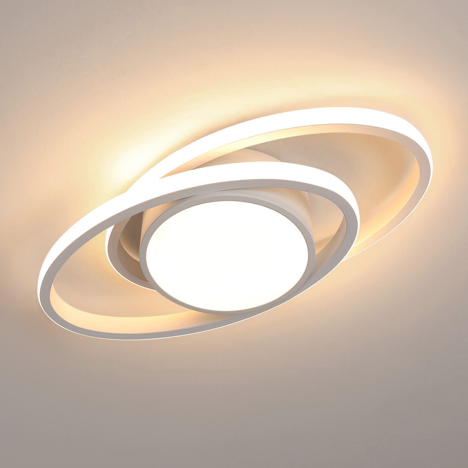 Goeco LED Deckenleuchte LED ovale Lampe, günstig online kaufen