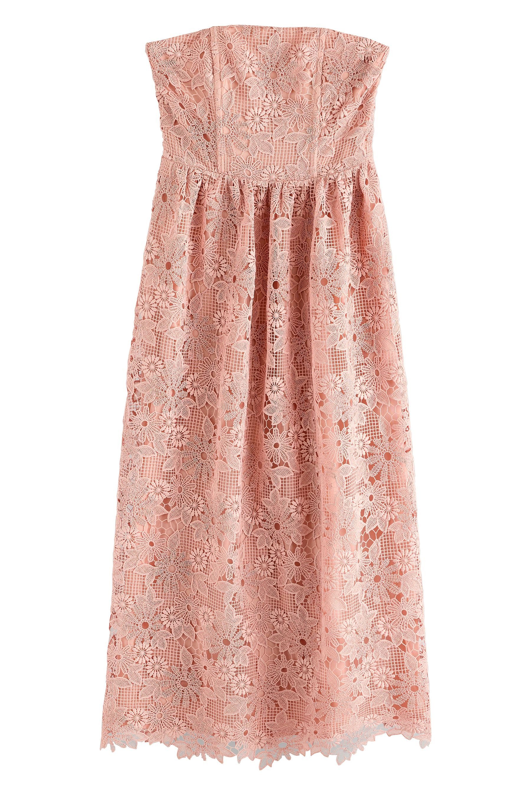 Next Bandeaukleid N. Premium Bandeau-Maxikleid mit Spitze (1-tlg) günstig online kaufen