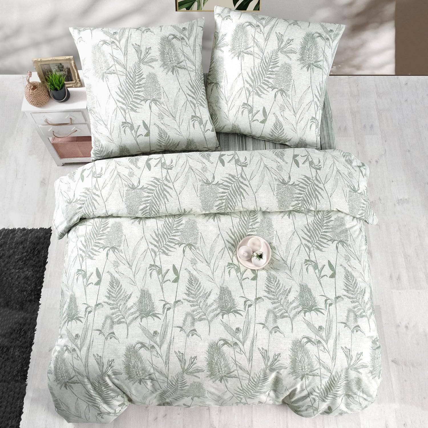 yadetextil Bettwäsche Bettwäsche-Set 200x200 cm. 3 günstig online kaufen