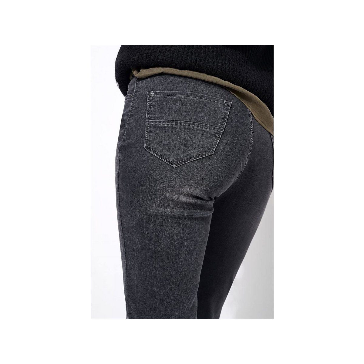 (1-tlg) anthrazit 5-Pocket-Jeans TONI