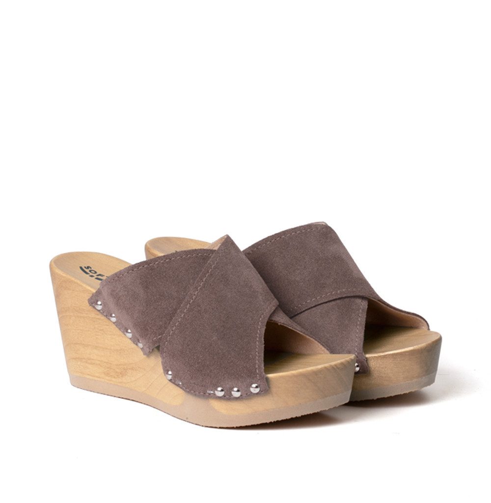 Softclox ANTJE Kaschmir mocca (natur) Pantolette