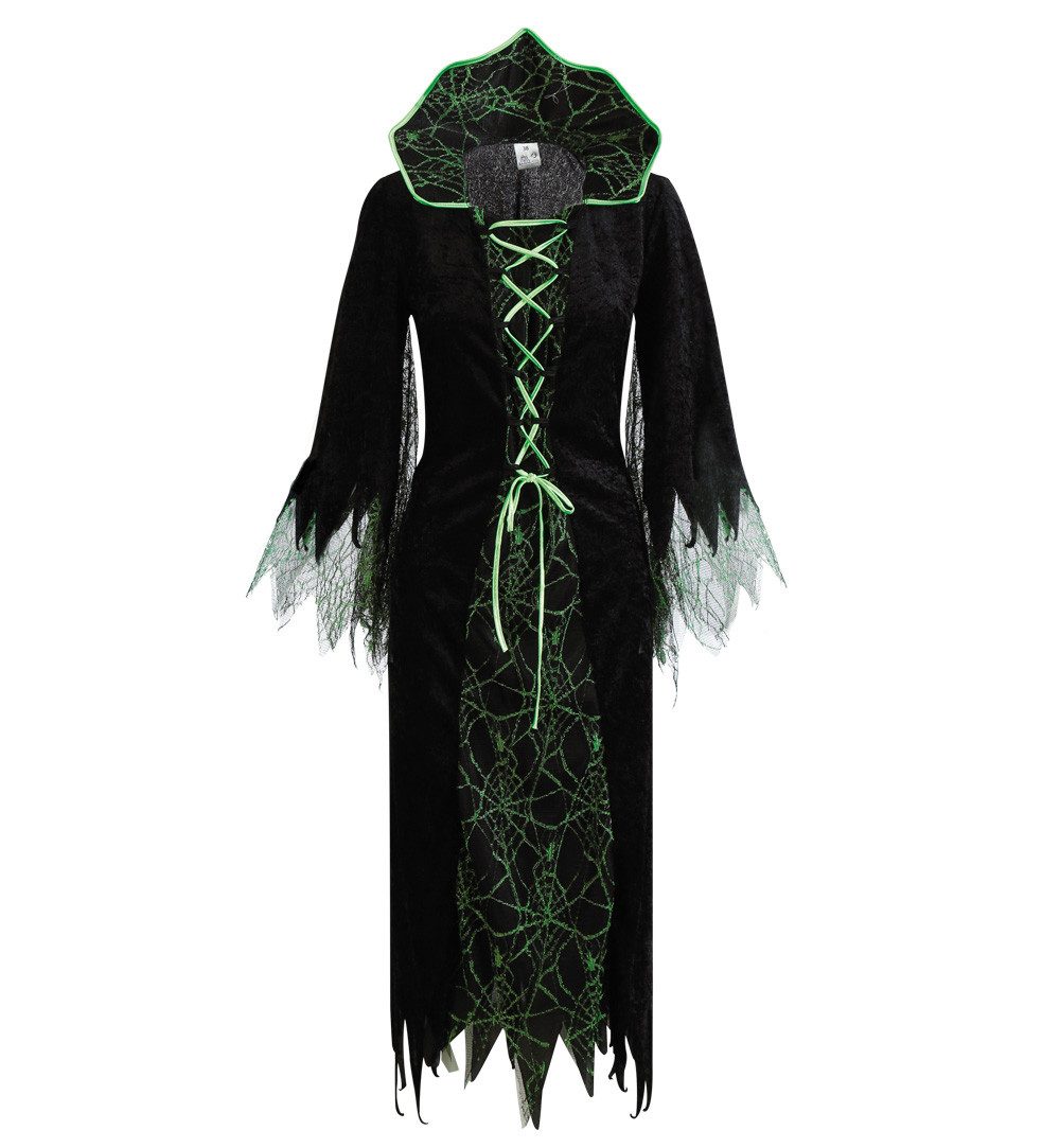 Fries Hexen-Kostüm Hexen Hexe Design Kostüm Kleid Grusella Karneval Fasching Halloween