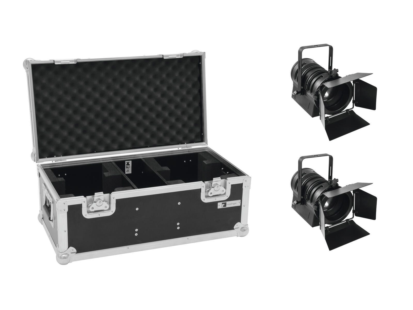Discolicht EUROLITE Set 2x LED THA-60PC + Case