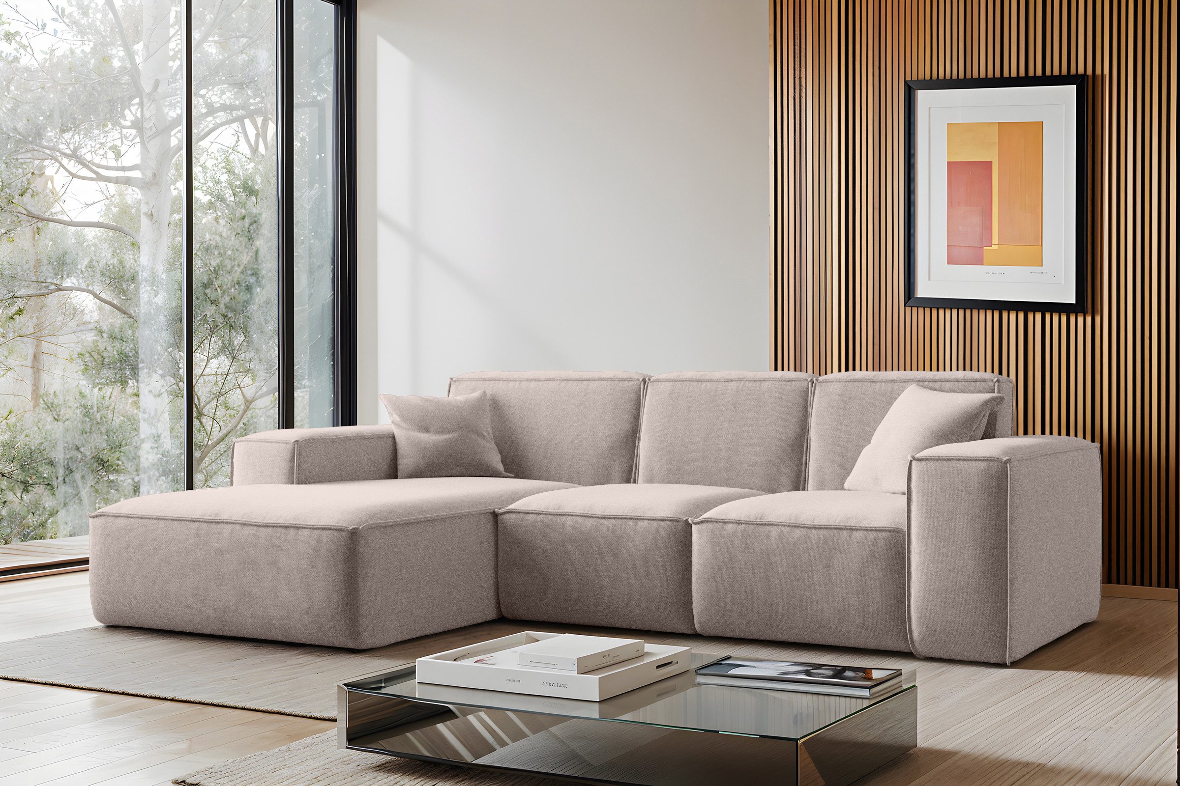 Kaiser Möbel Ecksofa Eckcouch SIENA L-Form, günstig online kaufen
