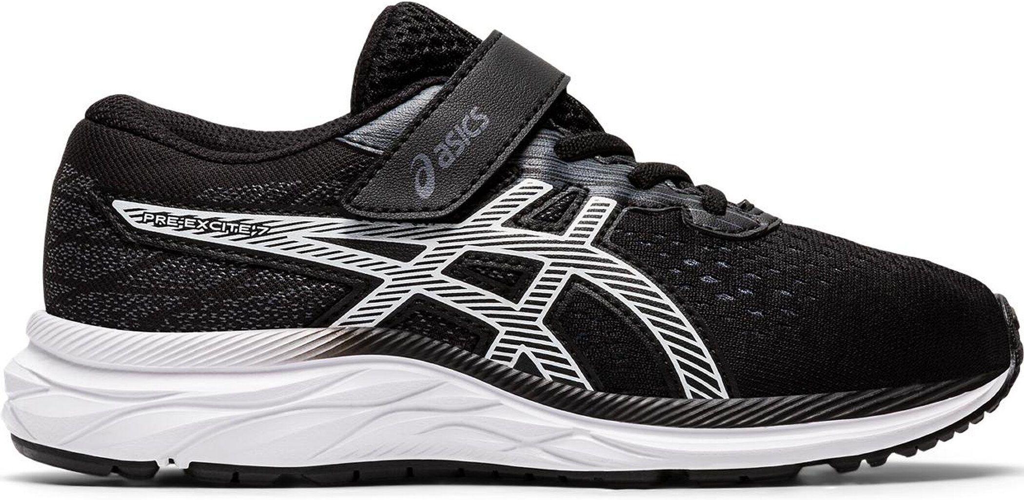 Asics PRE EXCITE 7 PS BLACK/CARBON Laufschuh