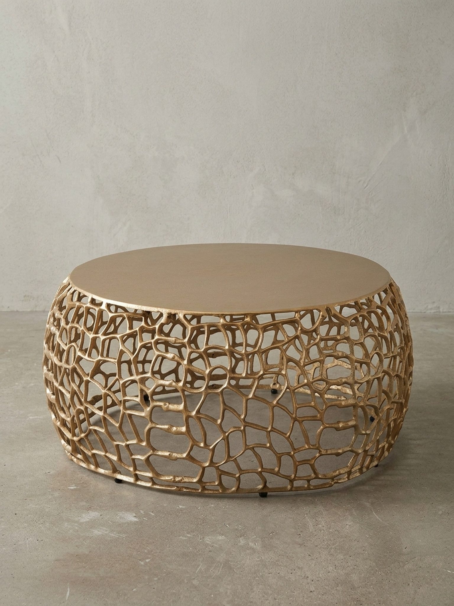 KADIMA DESIGN Couchtisch Kaffeetisch, natürliche Aststruktur, geräumige Ablagefläche