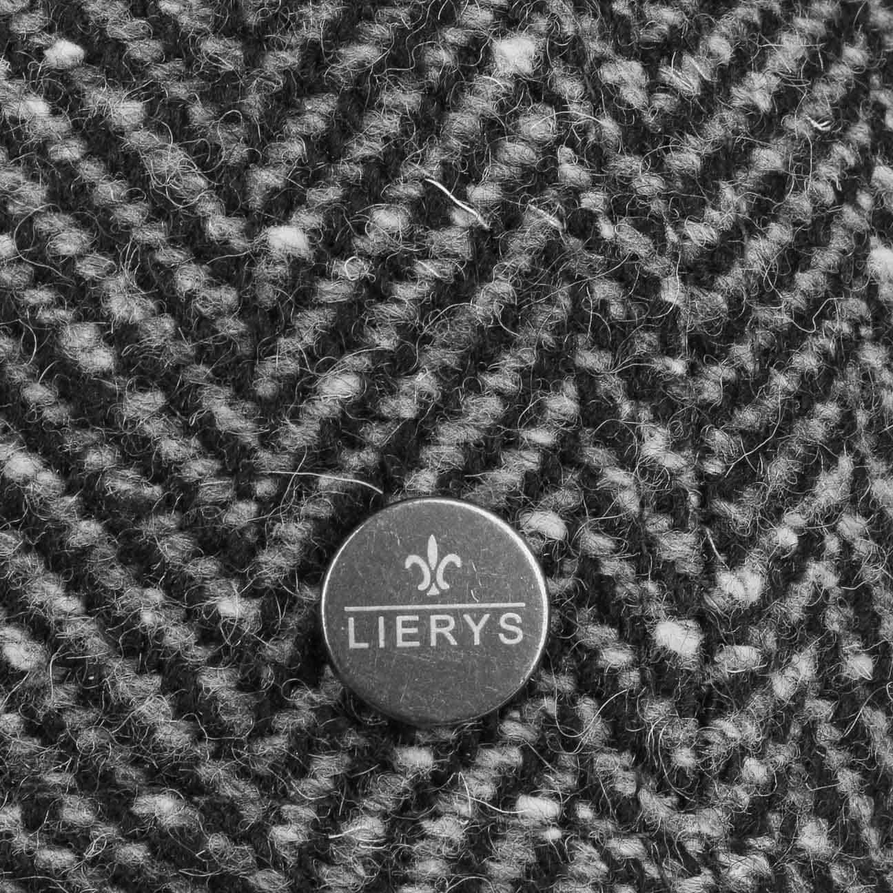 Lierys Flat Cap (1-St) Herringbone mit Schirm, Made in Italy