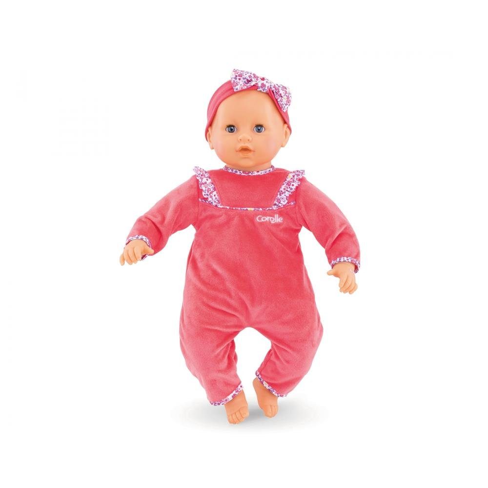 Corolle® Babypuppe Lila Chérie, 42 cm Rot Babypuppe mit Funktion Weichkörperpuppe