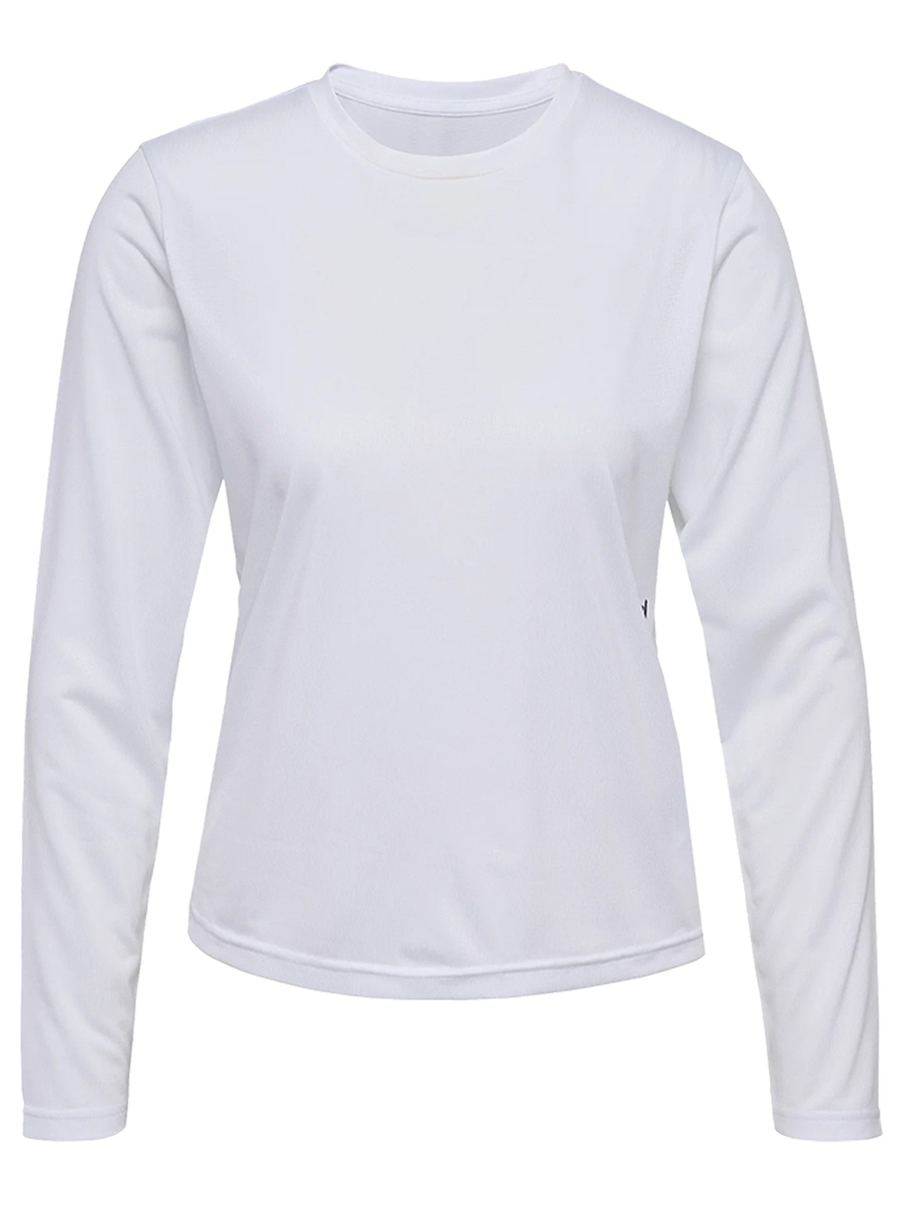 hummel T-Shirt Rundhals Langarm 2er-Set Regular Fit Schlicht Unifarben für Damen (2-tlg) hmlPULSE WORKOUT W T-SHIRT L/S