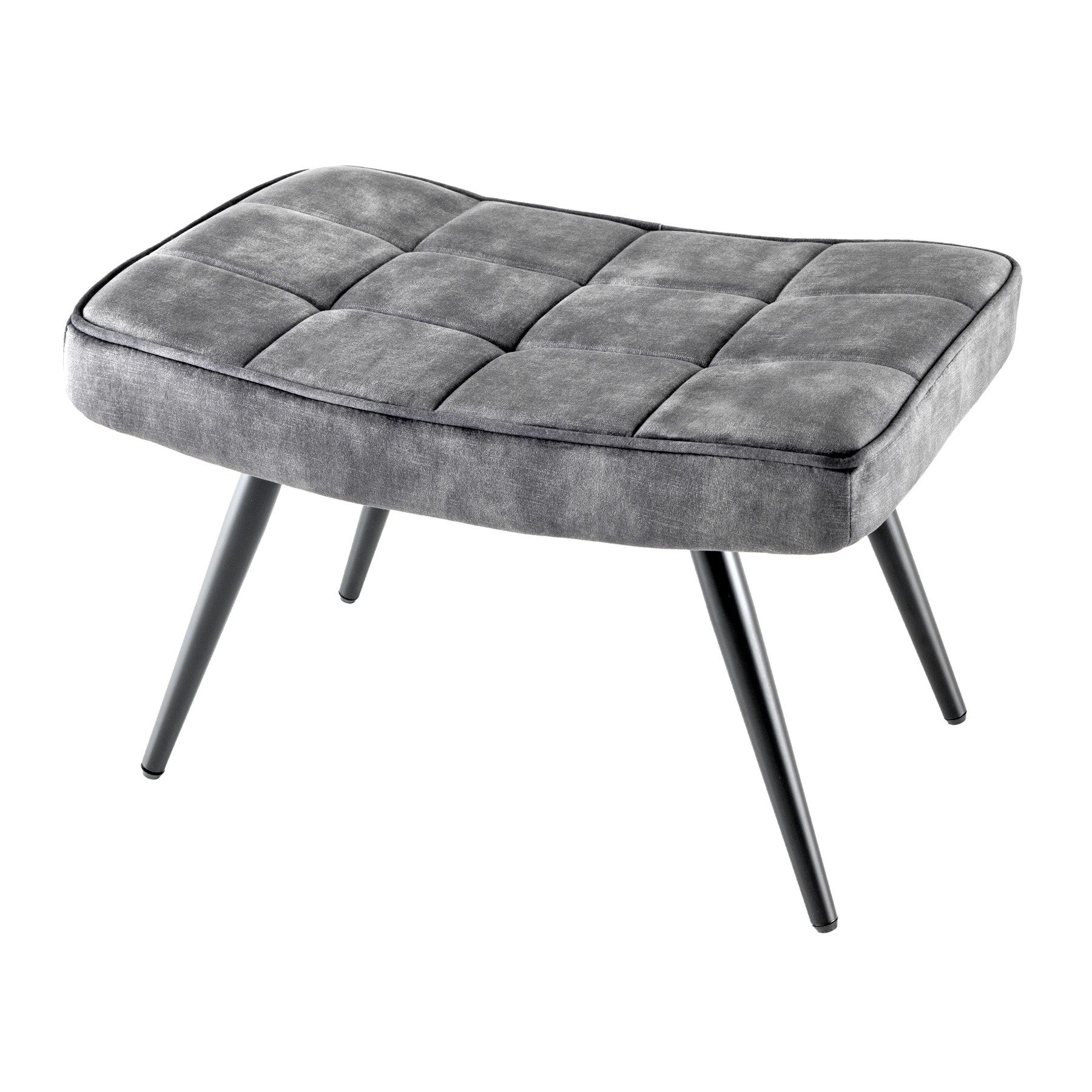 riess-ambiente Fußhocker SCANDINAVIA grau / schwarz (Einzelartikel, 1 St), günstig online kaufen