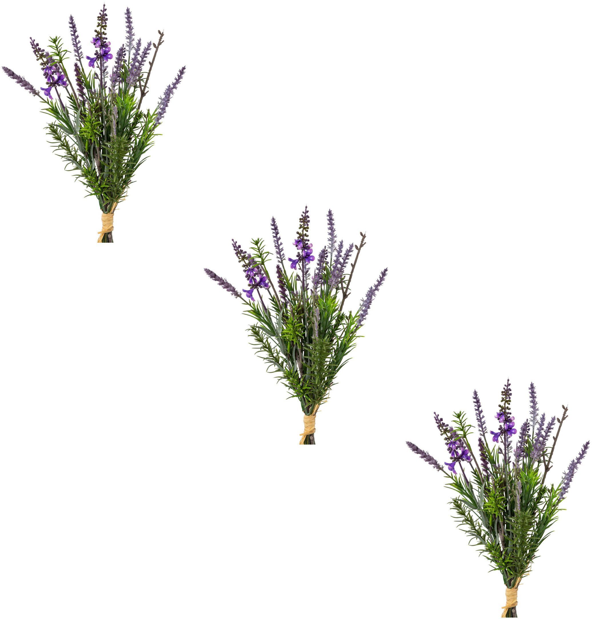 Kunstblume Lavendelbund Lavendel, Creativ green, Höhe 35 cm