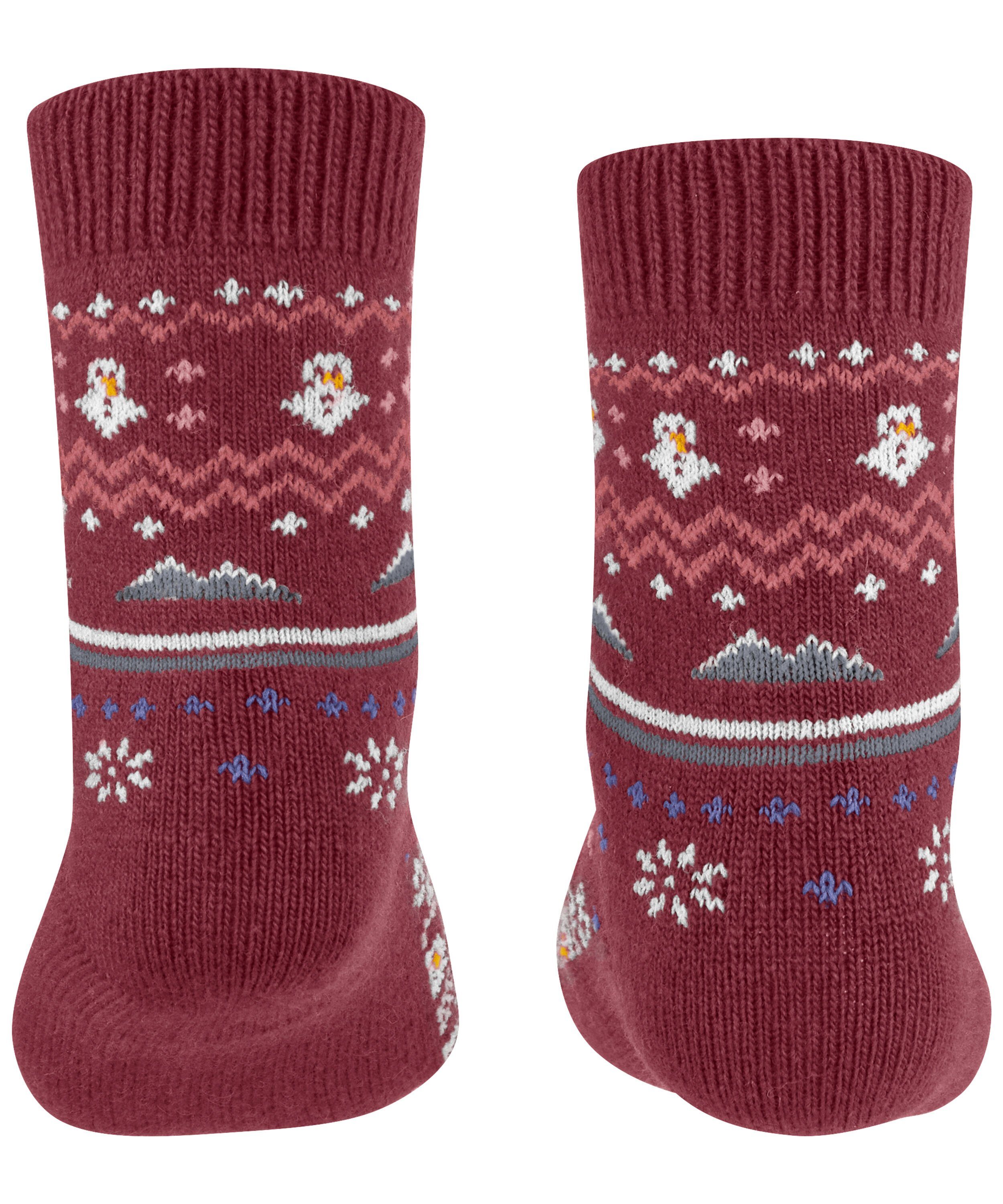 Socken Winter Isle FALKE Fair ruby (1-Paar) (8830)