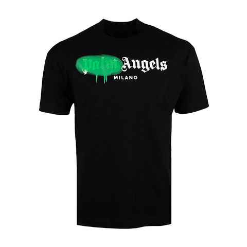 PALM ANGELS T-Shirt Palm Angels Herren T-Shirt Palm Angels Herren T-Shirt Milano Sprayed Logo