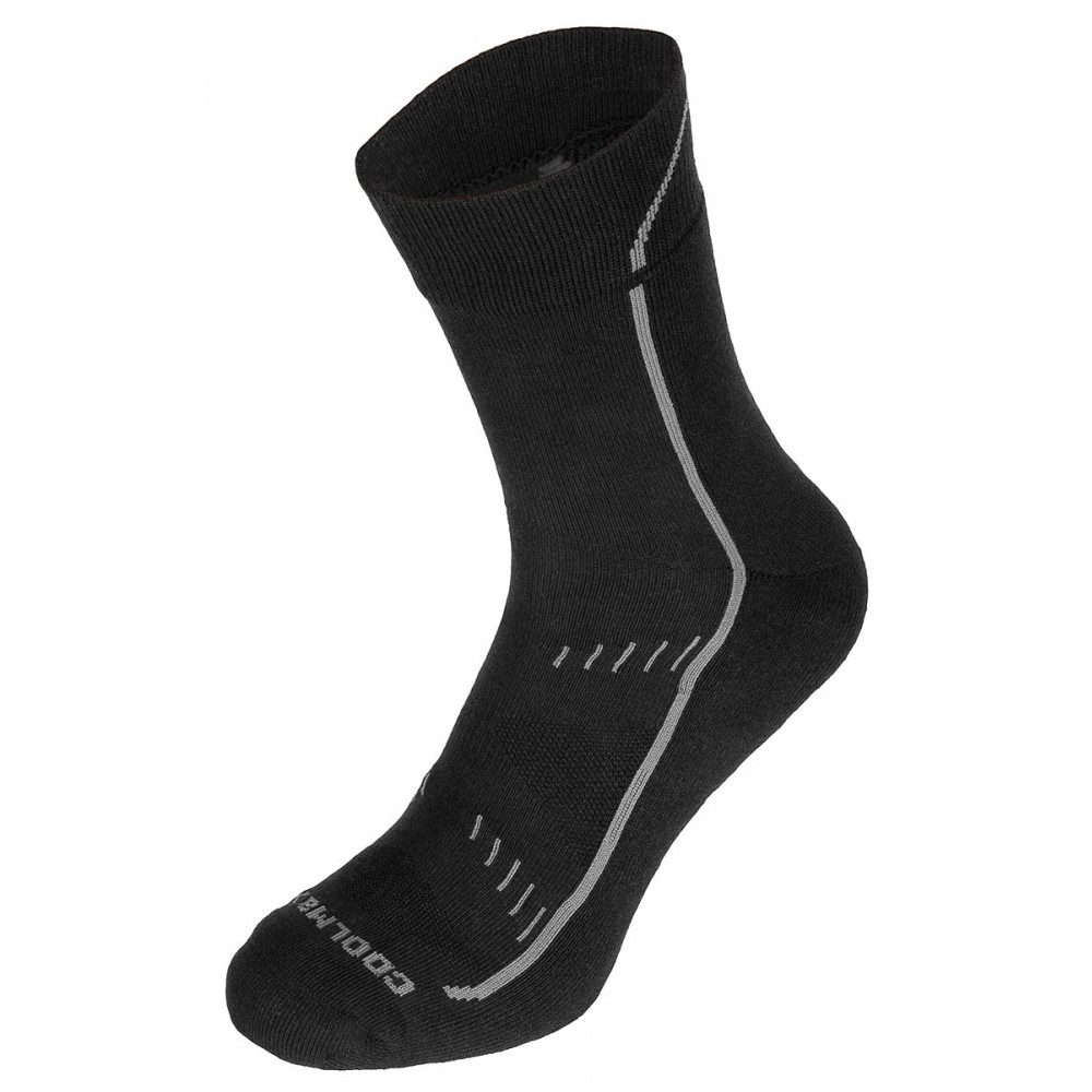 FoxOutdoor Freizeitsocken Trekkingsocken, Arber, gepolsterte Sohle, schwarz - Größe: 42-44