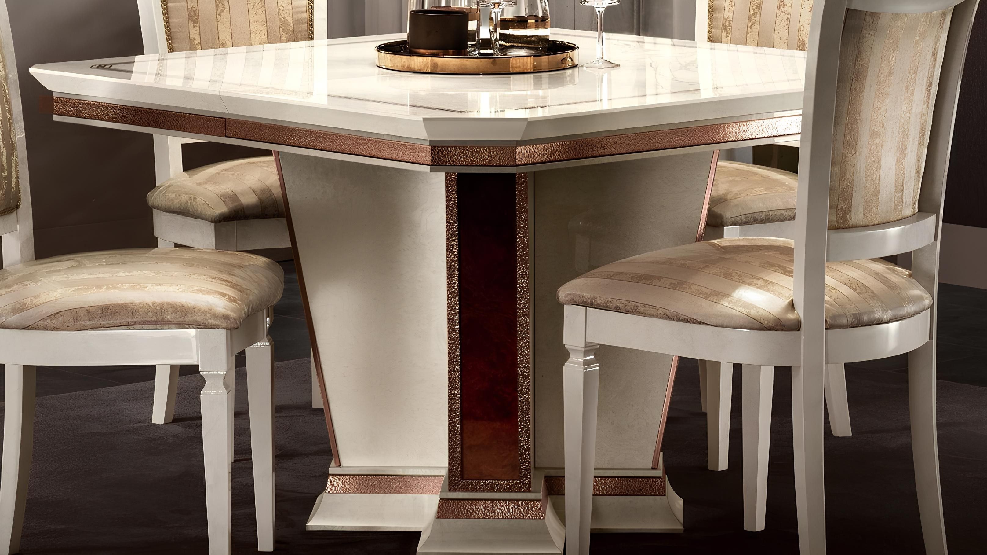Xlmoebel Esstisch Barock Tischgruppe aus Holz für Esszimmer und Wohnzimmer (1-St), Made in Europa
