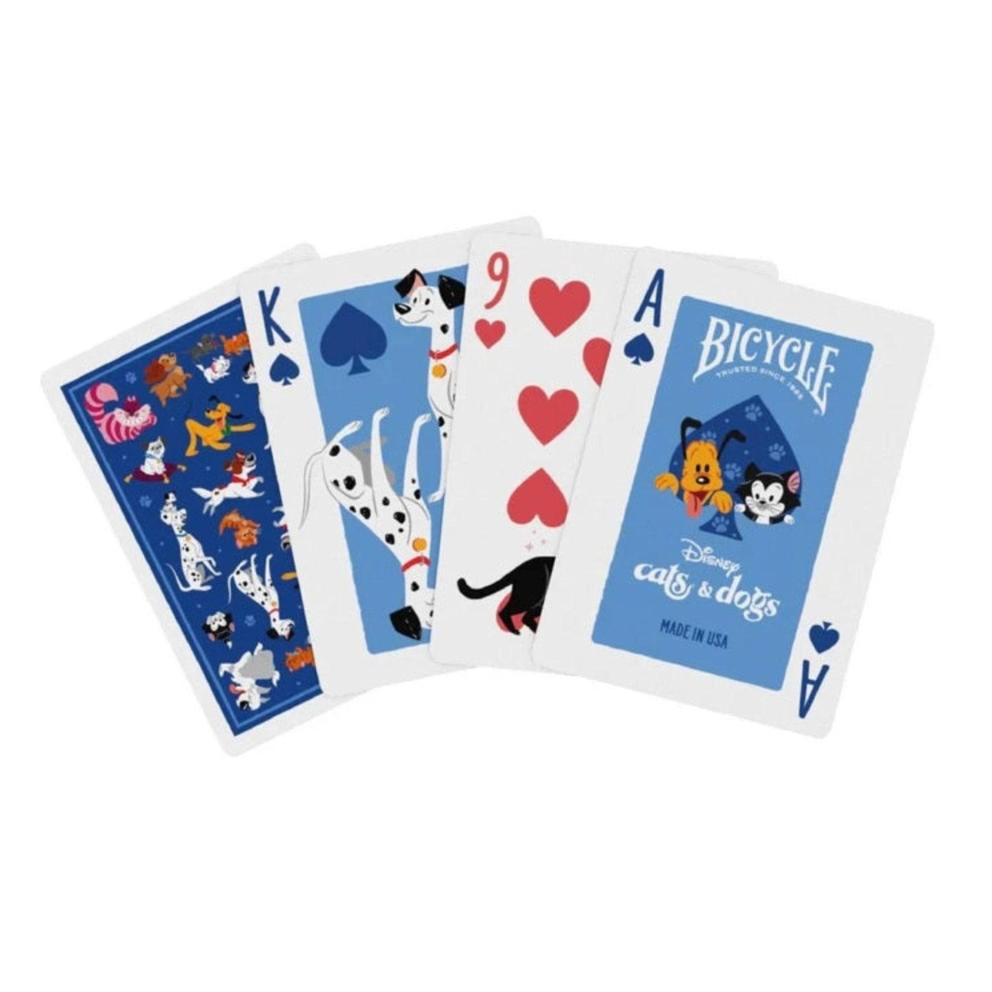 BICYCLE Spiel Cats & Dogs Spielkarten - Disney