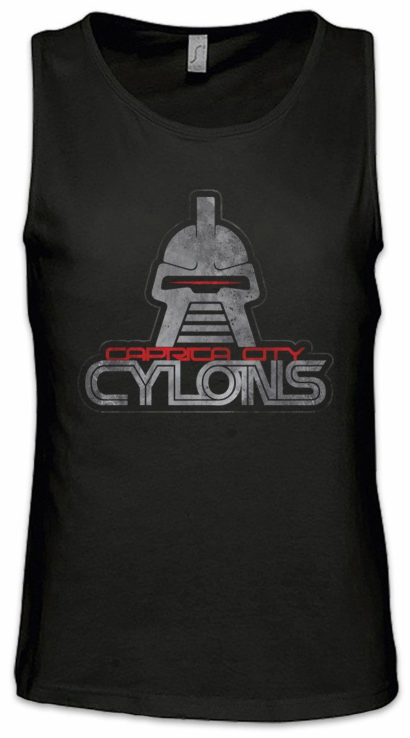 Urban Backwoods Tanktop Caprica City Cylons Ärmelloses T-Shirt TV Kampfstern Series Galactica Serie Battlestar SciFi Cylons