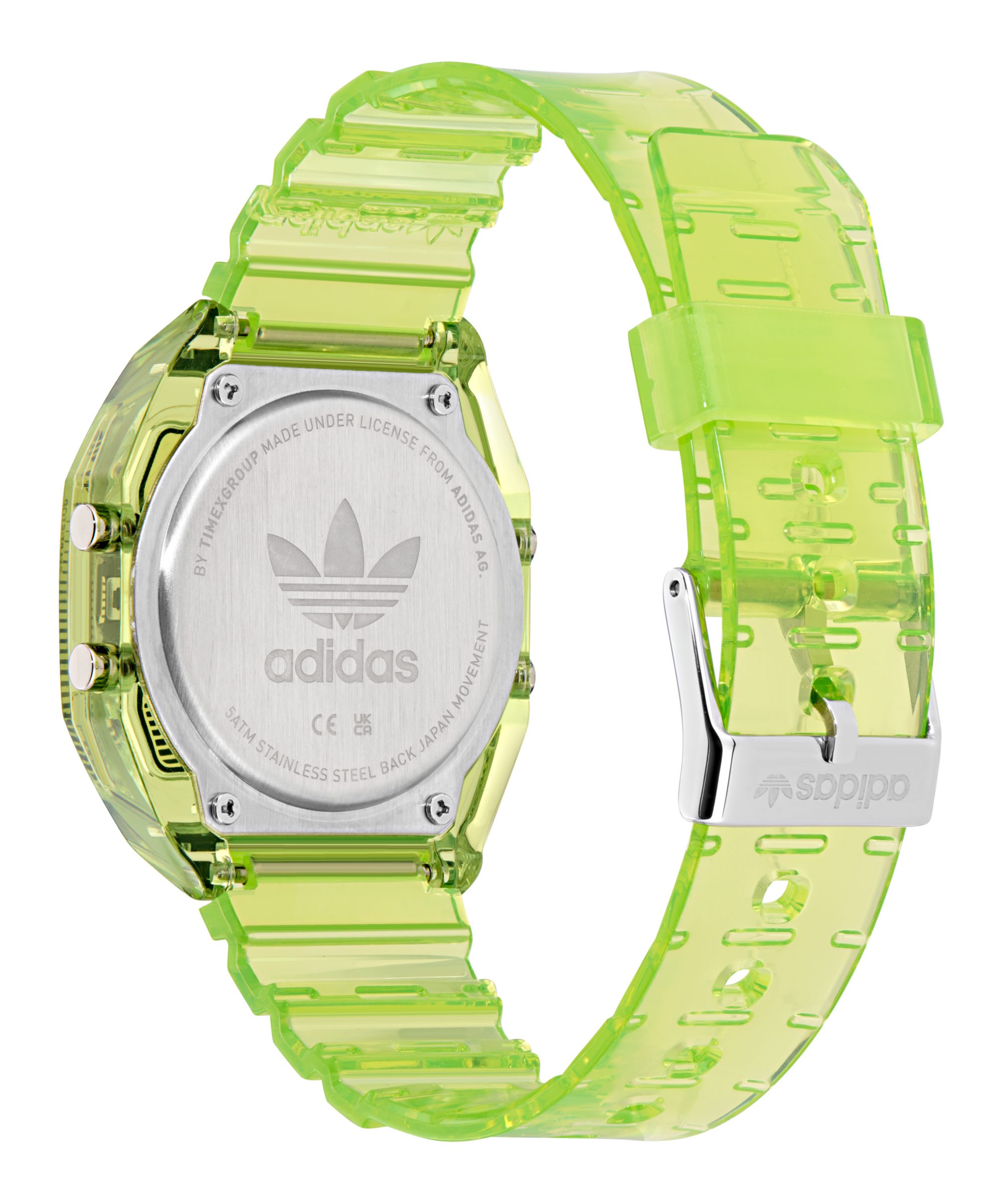 adidas Originals Digitaluhr DIGITAL TWO CRYSTAL AOST255382I, Quarzuhr, Armbanduhr, Herrenuhr, Damenuhr, Resinarmband