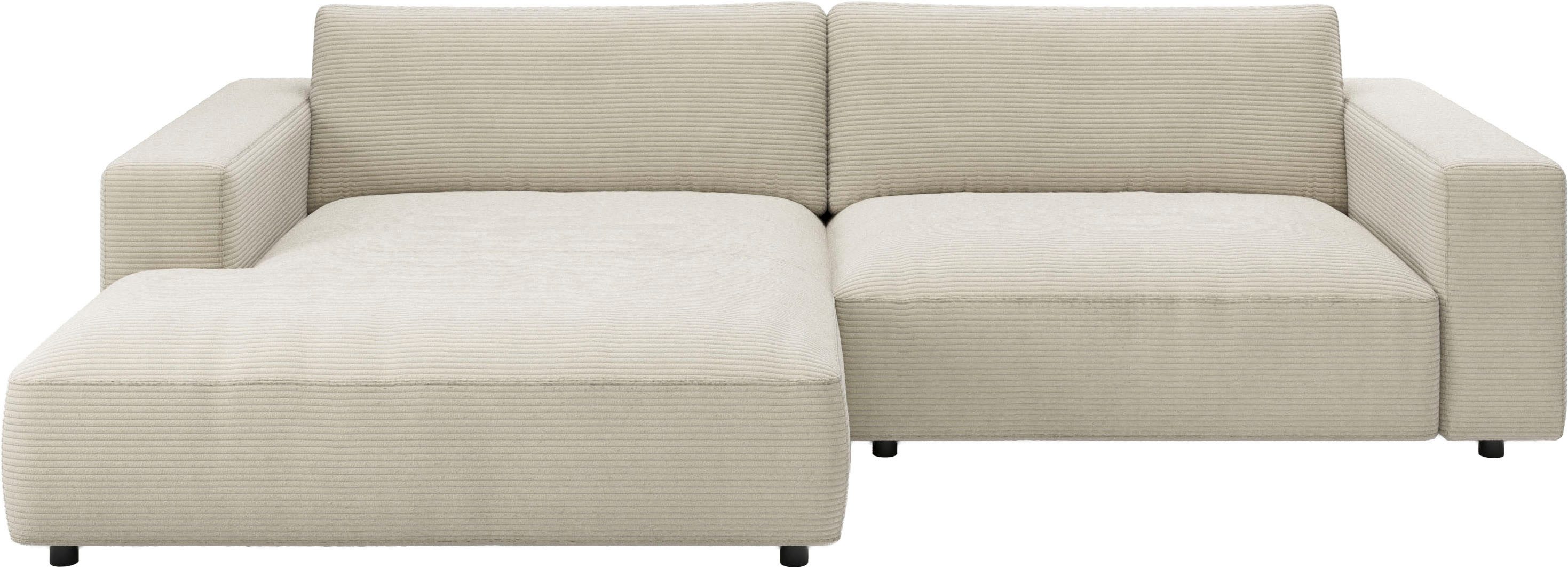 Musterring Ecksofa MR LUCIA, Charakterstarker Lounge-Komfort von Musterring, XXL-Longchair, erstklassige Kammerkissen & zeitloser Look