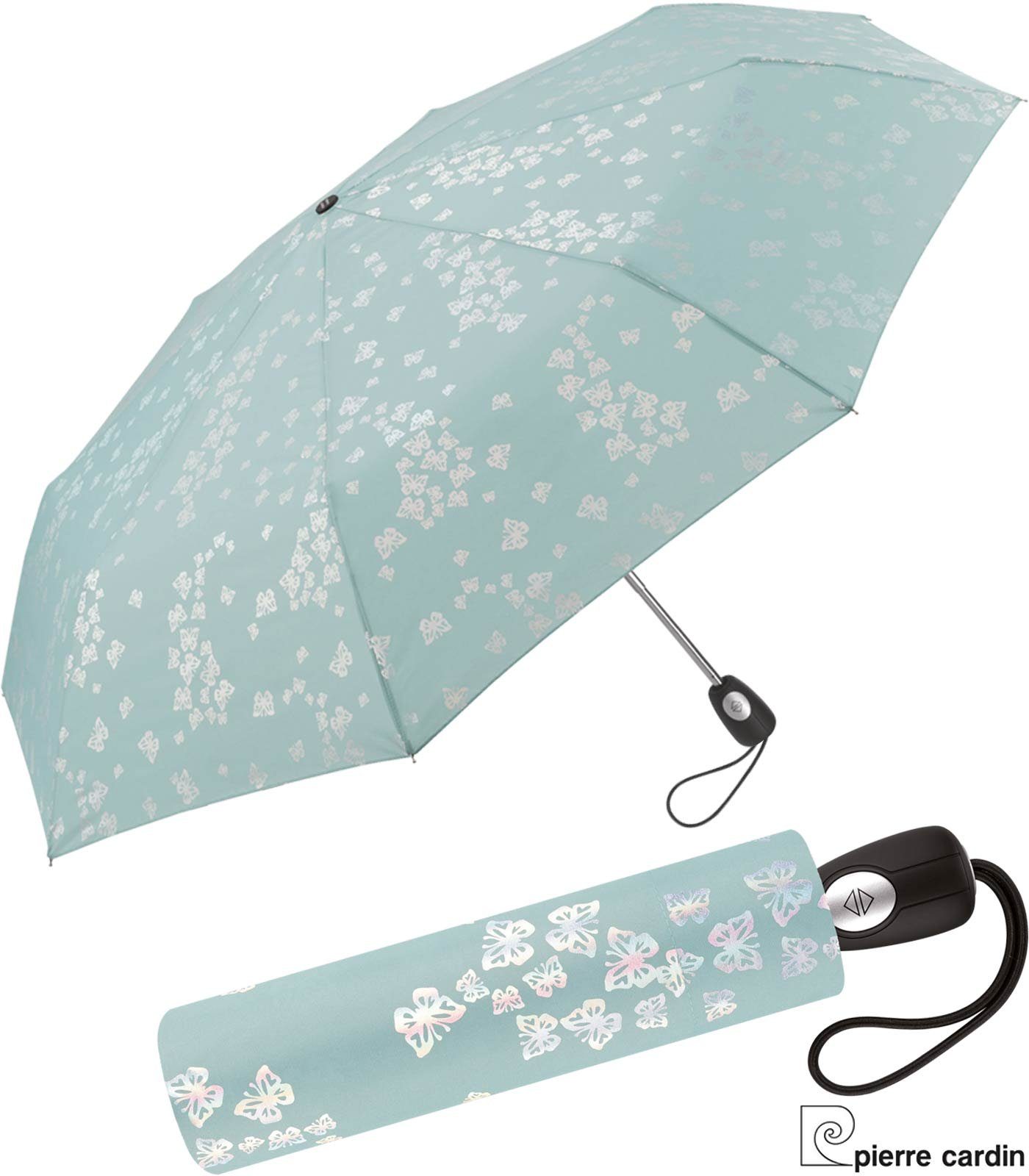 Pierre Cardin Taschenregenschirm schöner Damen-Regenschirm mit Auf-Zu-Autom günstig online kaufen