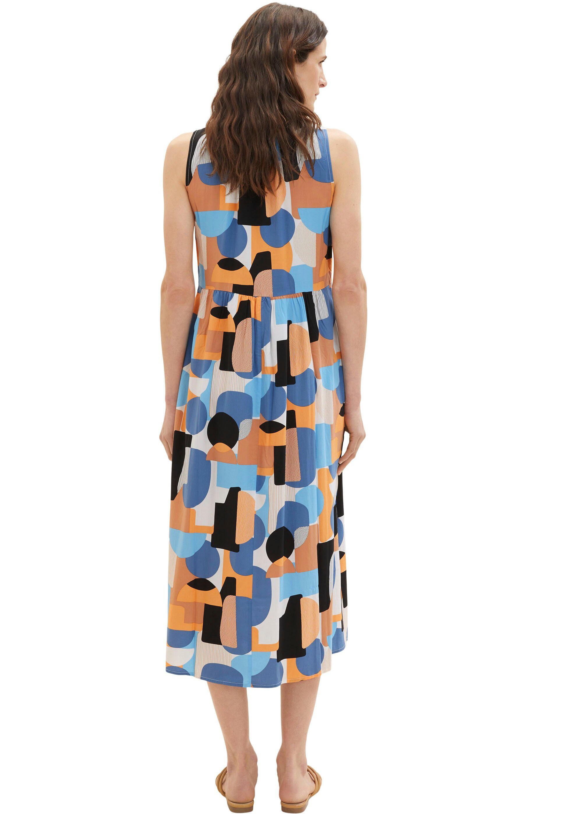 abstract retro shapes TOM Volantkleid TAILOR