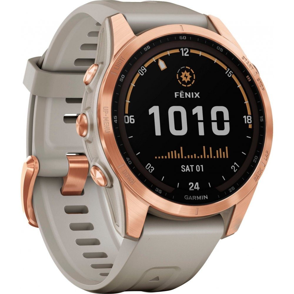 Garmin Fenix 7S Solar - Smartwatch - rosegold/beige Smartwatch