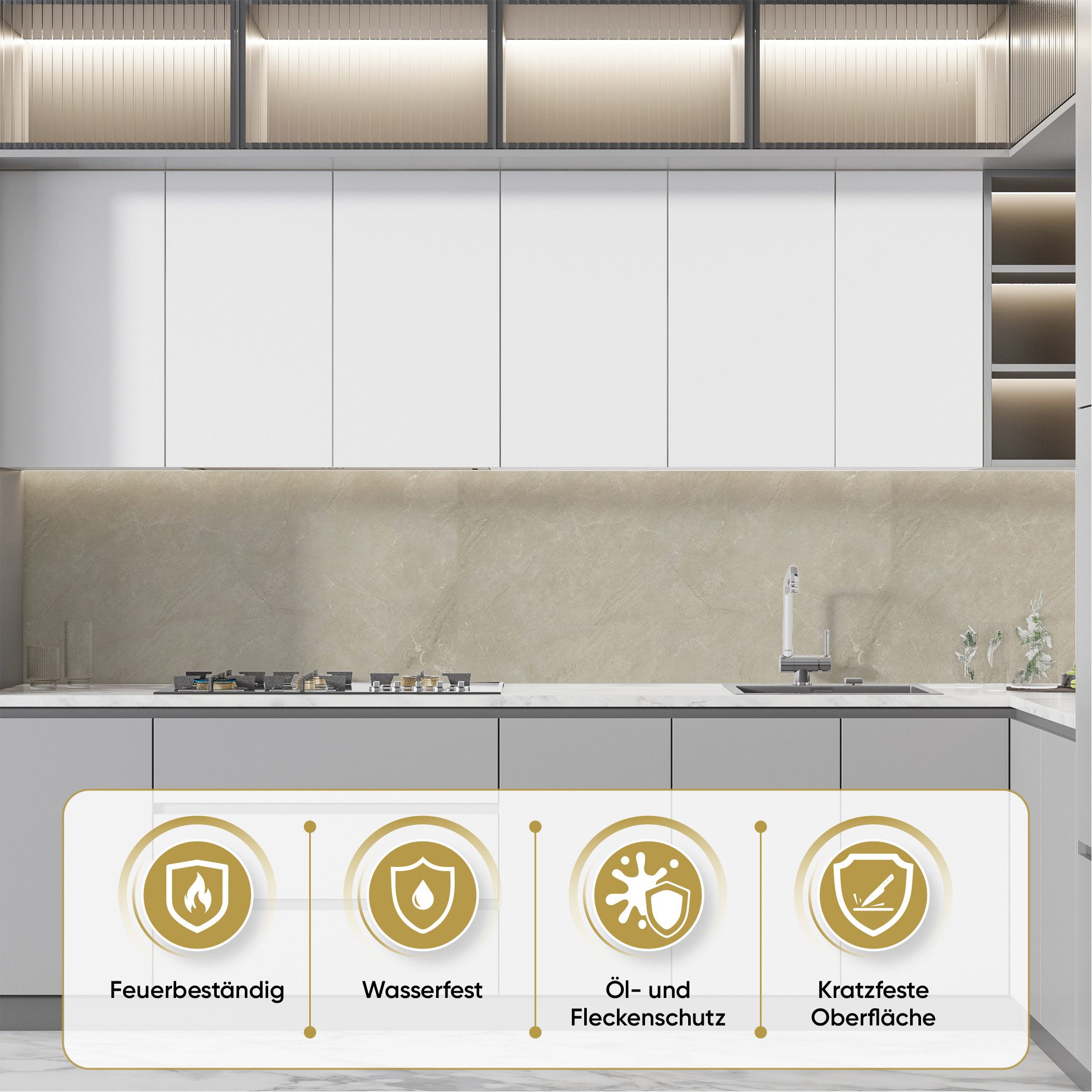 IZODEKOR 3D Wandpaneel IZODEKOR SPC Wandpaneel Betonoptik Dunkelgrau 60x120cm Wasserfest, Wasserfest, Kratzfest, Leichtgewicht, Emissionsklasse