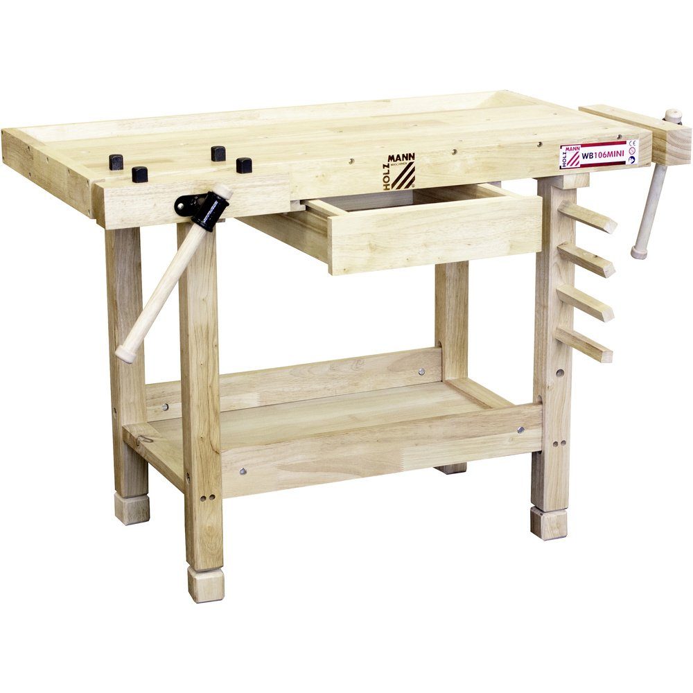 Holzmann Arbeitstisch Holzmann Maschinen WB106MINI Holzmann Maschinen Kinderwerkbank 22 kg