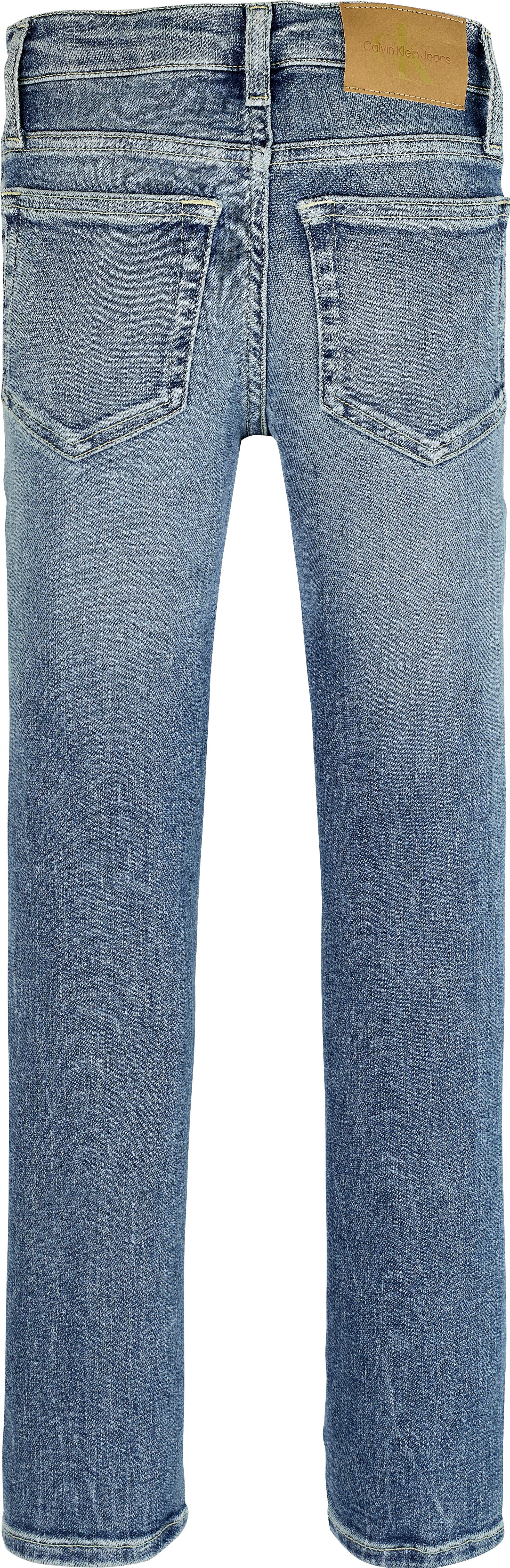 Calvin Klein Jeans Slim-fit-Jeans SLIM NEW MID BLUE PWS für Kinder bis 16 Jahre, in cooler Waschung