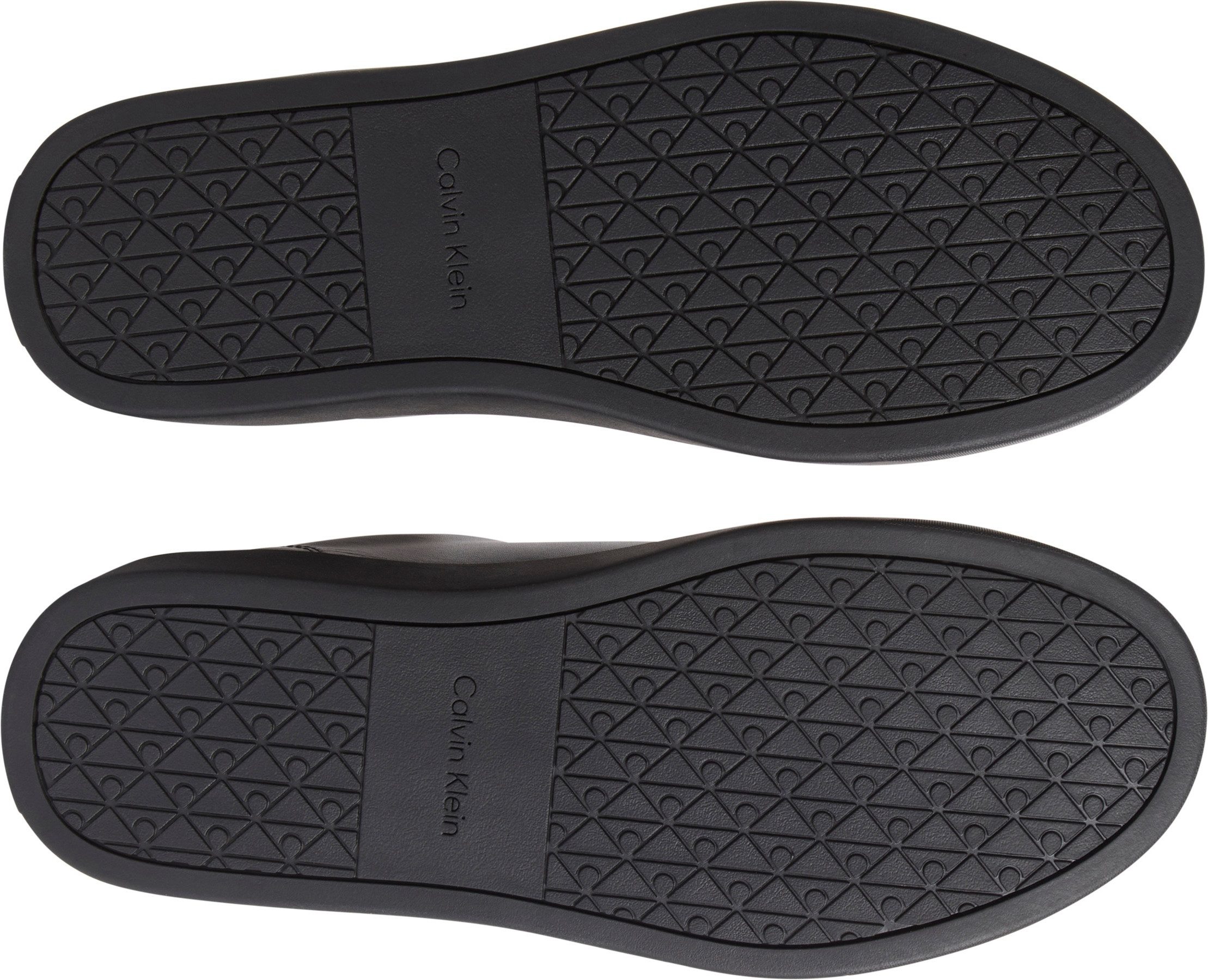 Calvin Klein Jeans CLASSIC CUPSOLE LACEUP LTH Sneaker Schnürschuh, Freizeitschuh mit Fersenbesatz und seitlichem CK-Logo