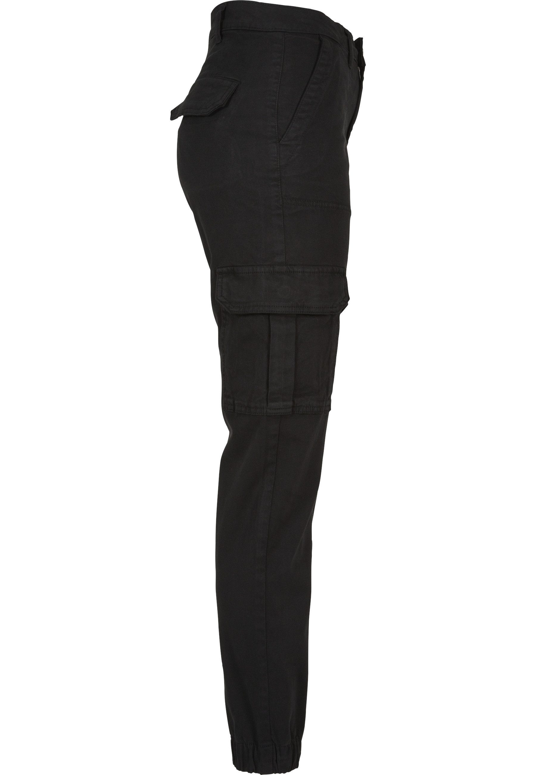 URBAN CLASSICS Stoffhose Urban Classics Damen Ladies Cotton Twill Utility Pants (1-tlg)