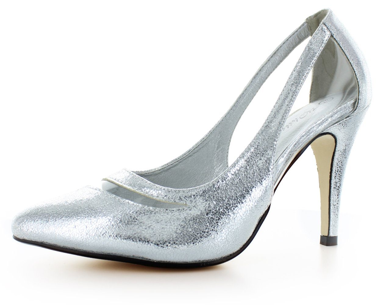 White Lady 818 Metallic Cut-Out-Pumps Pumps