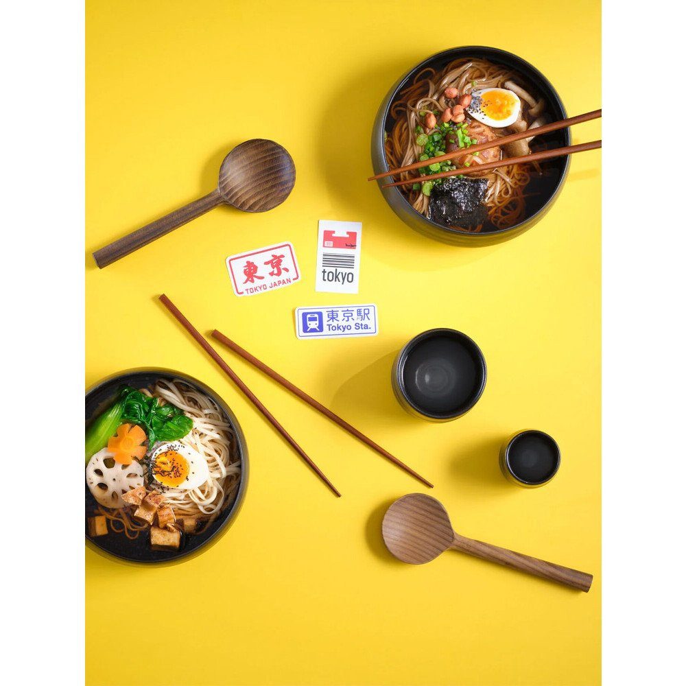 ASA SELECTION Suppenlöffel Ramenlöffel 20 cm Esche, Ramenlöffel, 20,00cm, Natur