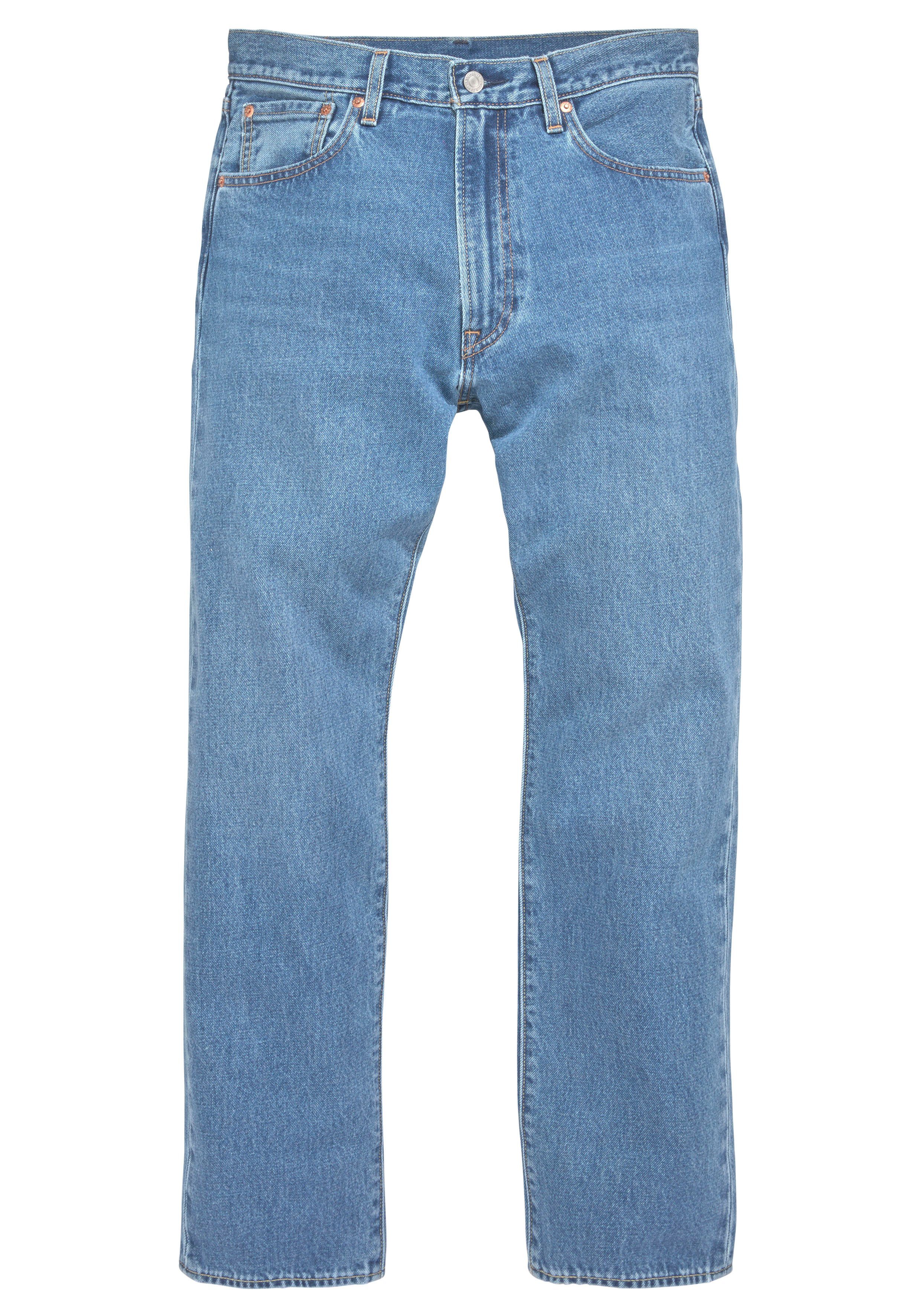 Levi's® Straight-Jeans 551Z Lederbadge MEDIUM Z0873 AUTHENTIC I mit