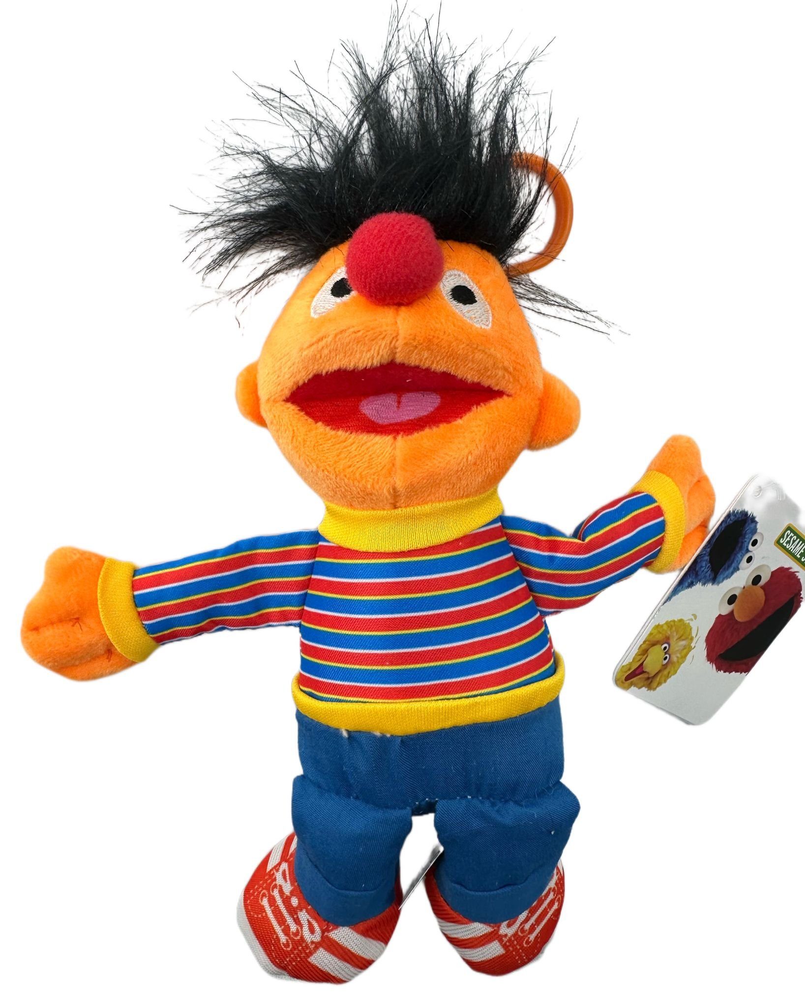 Sesamstrasse Kuscheltier Sesamstrasse Kuscheltier Ernie Kuscheltier Plüsch Figur 20 cm (1-St), Super weicher Plüsch Stofftier Kuscheltier für Kinder zum spielen