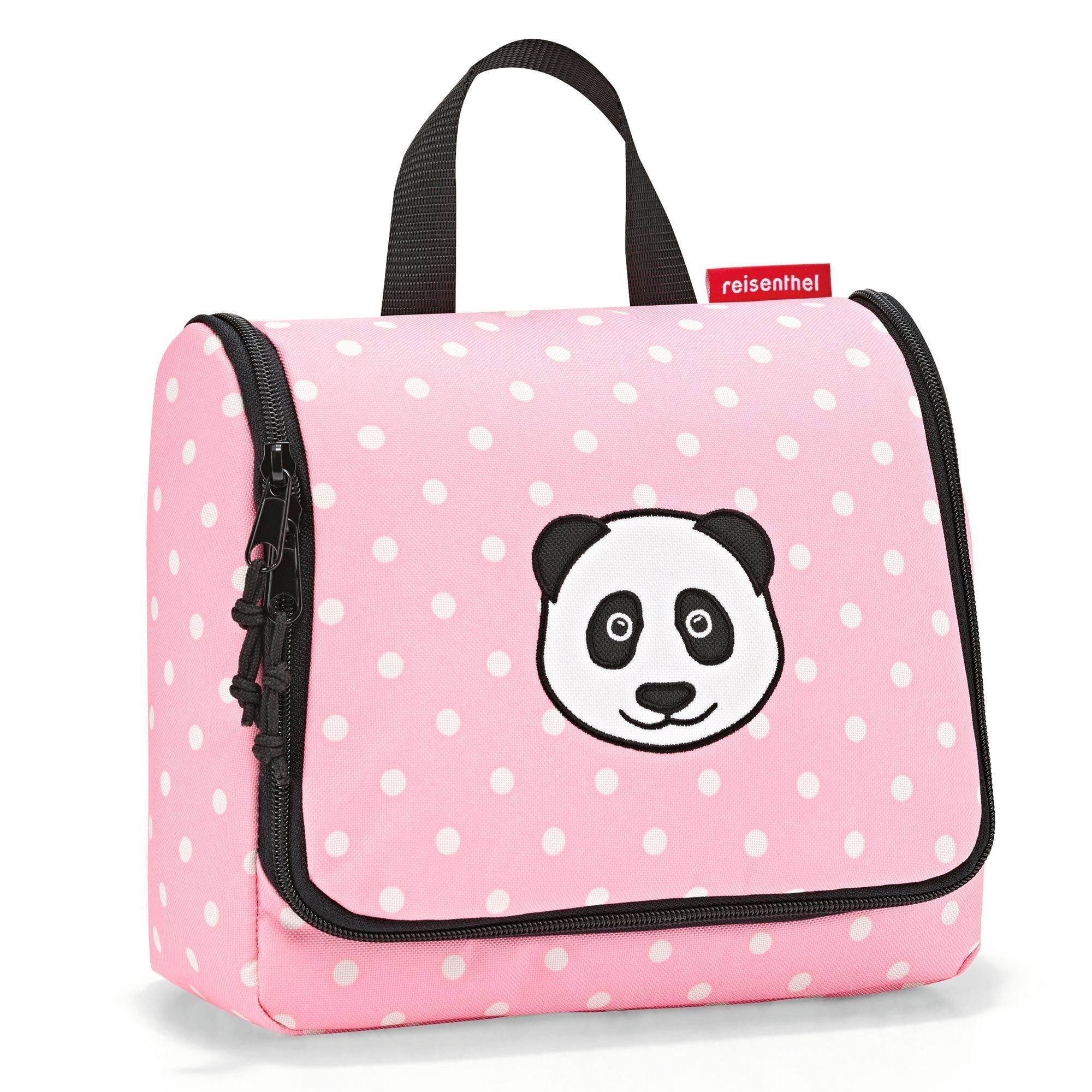 panda Kulturbeutel, PET REISENTHEL® pink dots