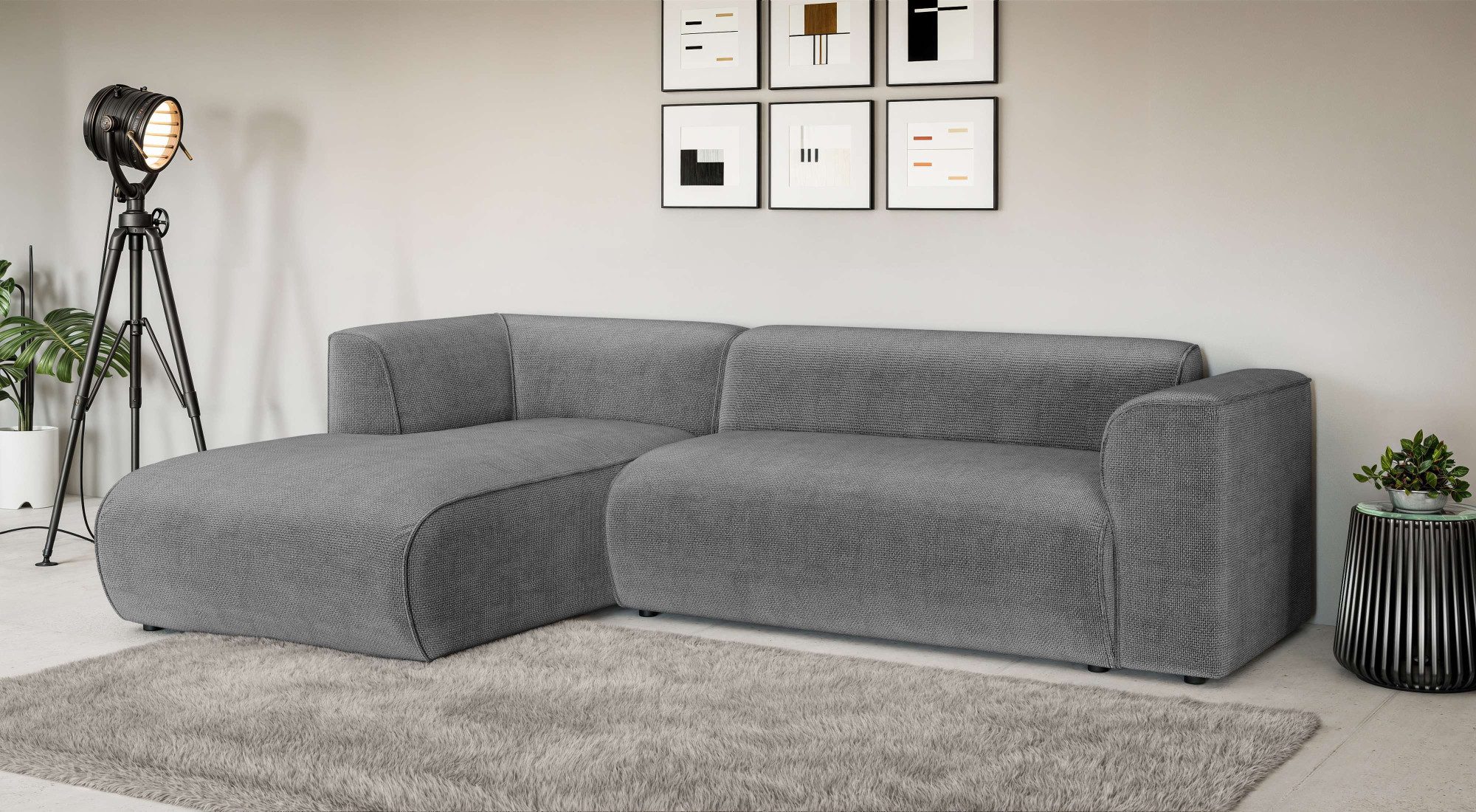 INOSIGN Ecksofa "MERID L-Form (257 cm), zeitlos & stilvolles Design,", Aufw günstig online kaufen