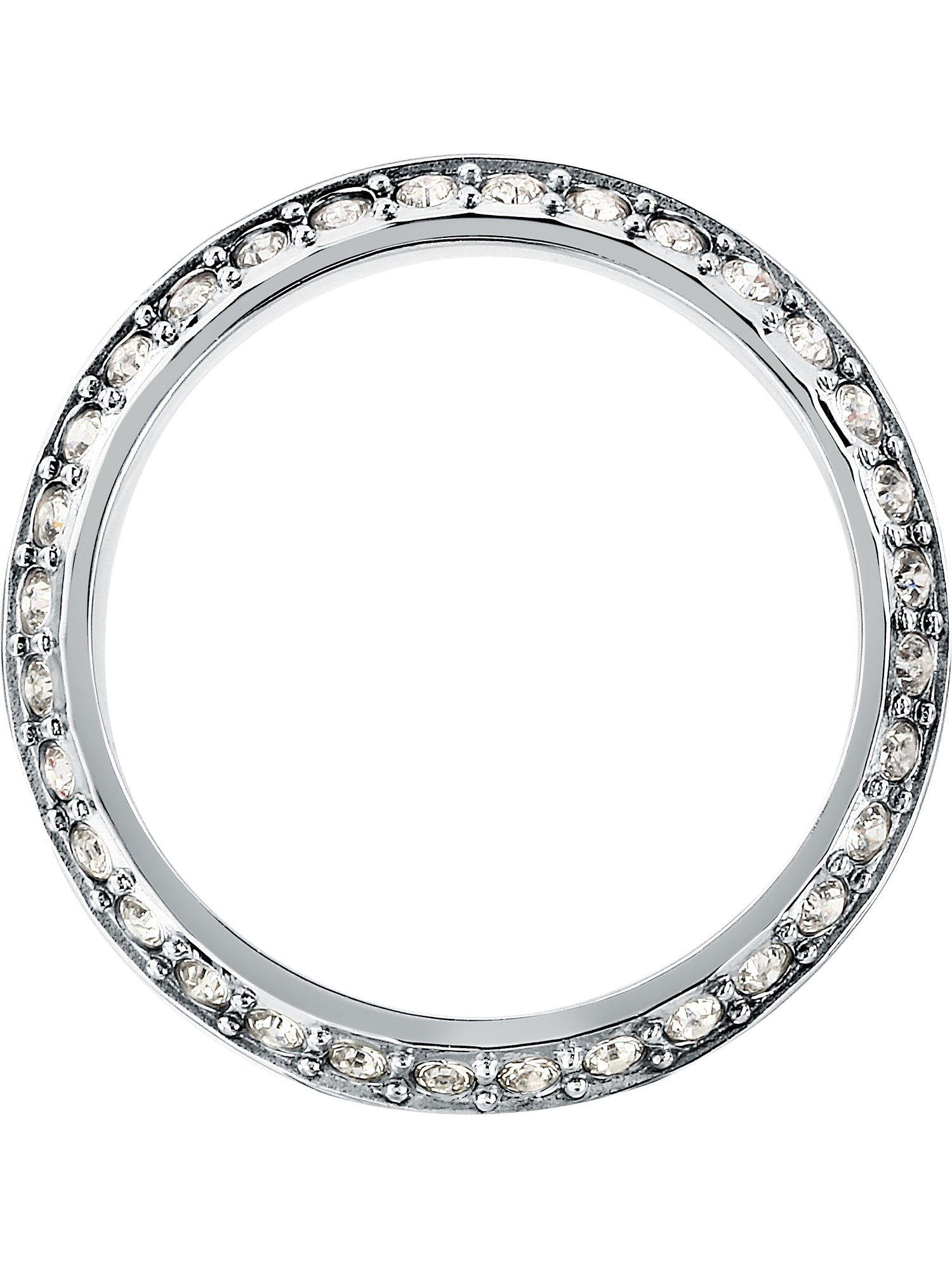 KARL LAGERFELD Fingerring Karl Lagerfeld Damen-Damenring Edelstahl Kristall, Kristall
