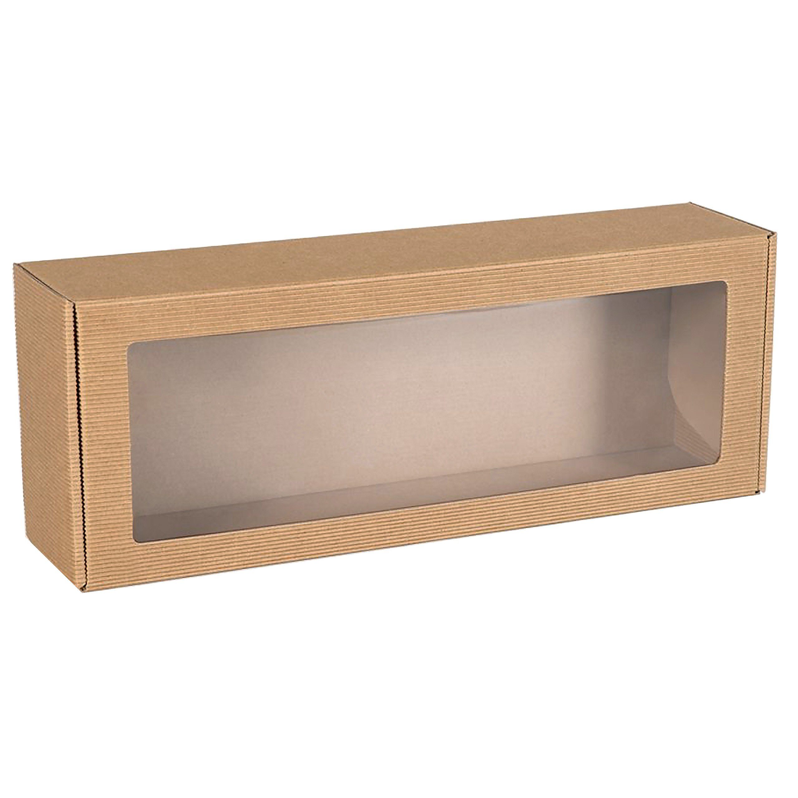 Sarcia.eu Geschenkbox Rechteckige Schachtel mit Sichtfenster 40x15x10 cm (1 St)