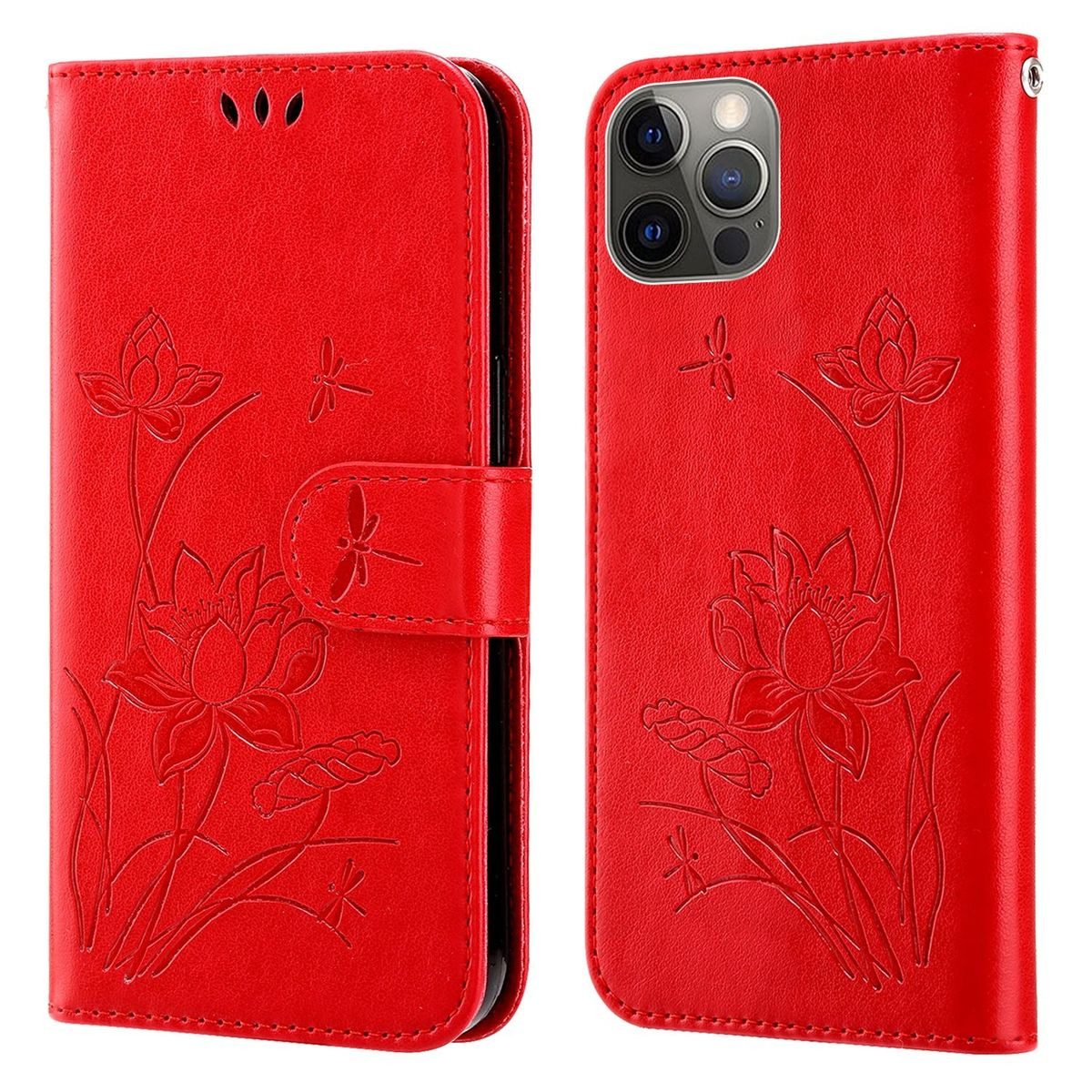 König Design Handyhülle Apple iPhone 13 Pro, Schutzhülle Schutztasche Case Cover Etuis Wallet Klapptasche Bookstyle