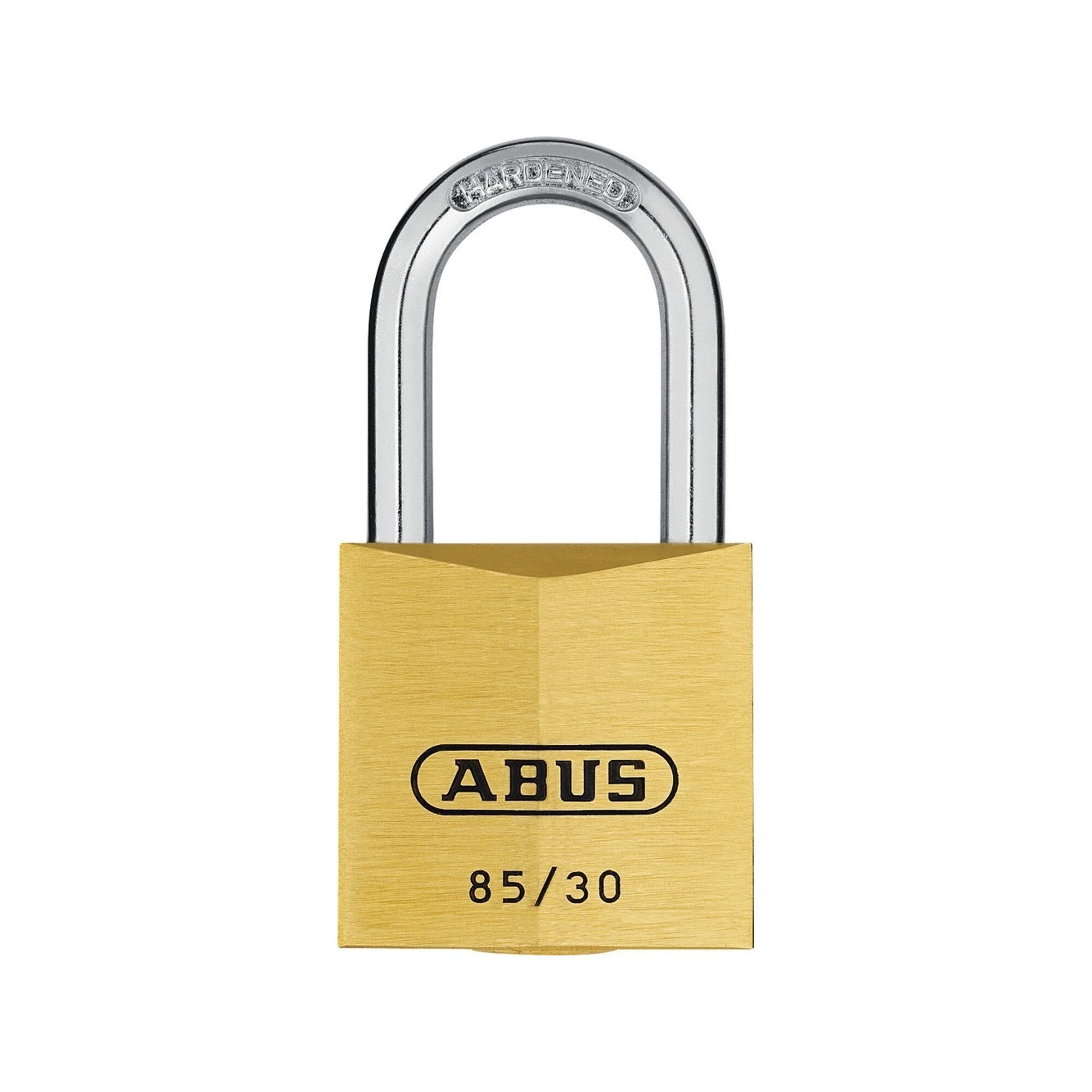 ABUS Zylinder Zylindervorhangschloss 85/30HB24 Schlosskörper-B.30mm MS versch.-schl.