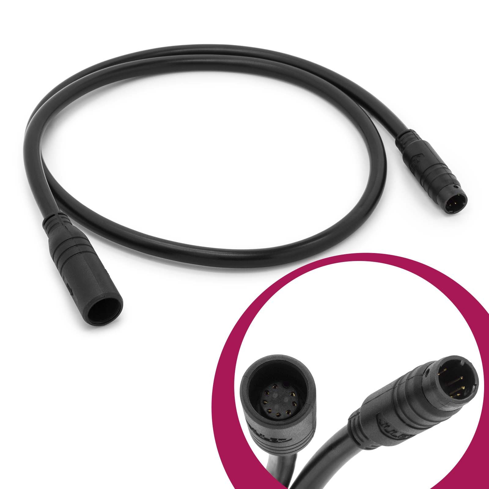 Mobilefox Julet Verlängerung 8 Pol Kabel eBike passend für Pedelec Das Kit Verlängerungskabel