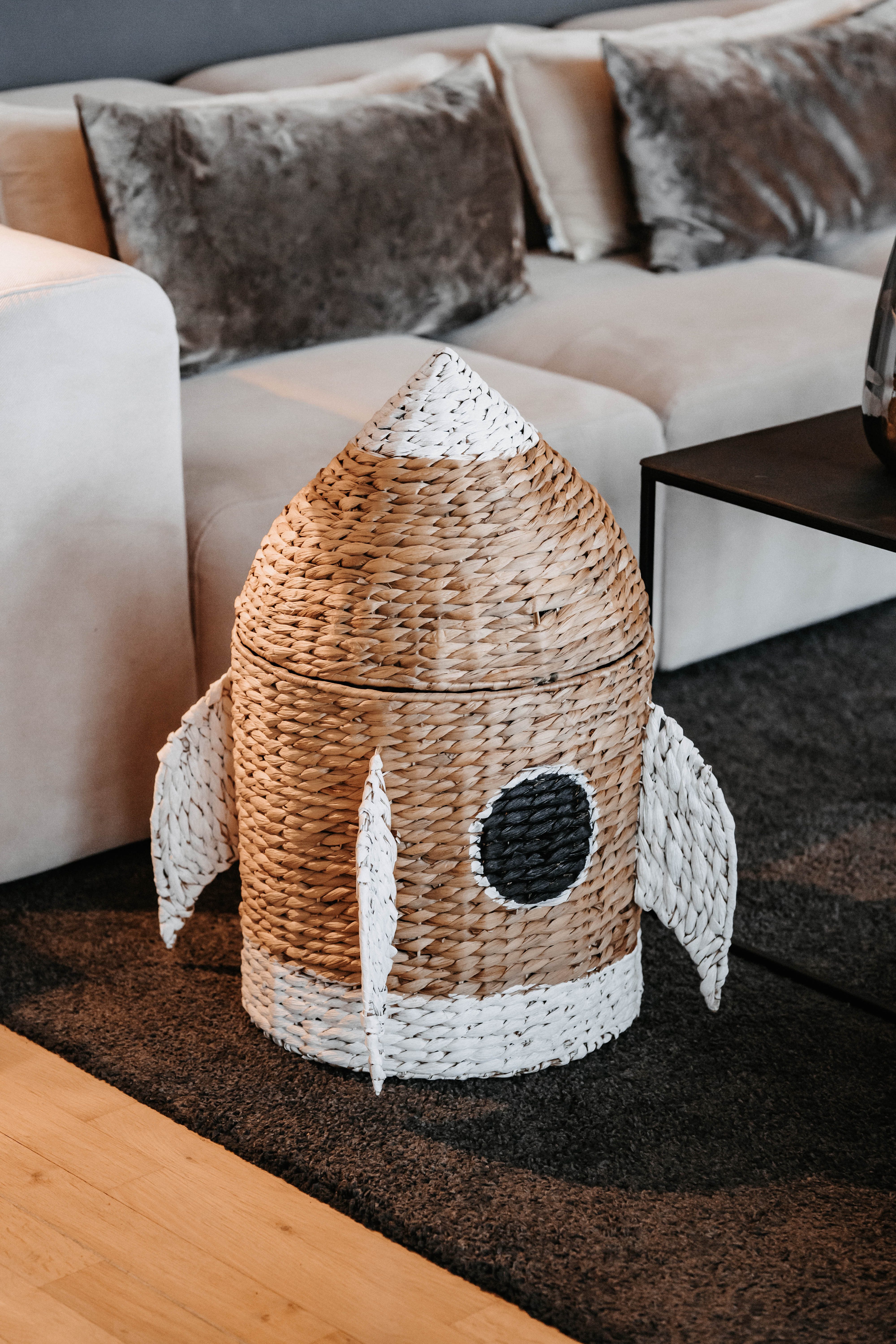 Kuzira Aufbewahrungskorb DER WEISE HUGO/ Wäschekorb/Spielzeugkorb/ Papierko günstig online kaufen