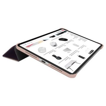 Macally Tablet-Hülle Smart Case Tasche Book-Stand Cover Hülle Rose, Standfunktion Magnet-Verschluss für Apple iPad mini 6 2021 8,3"