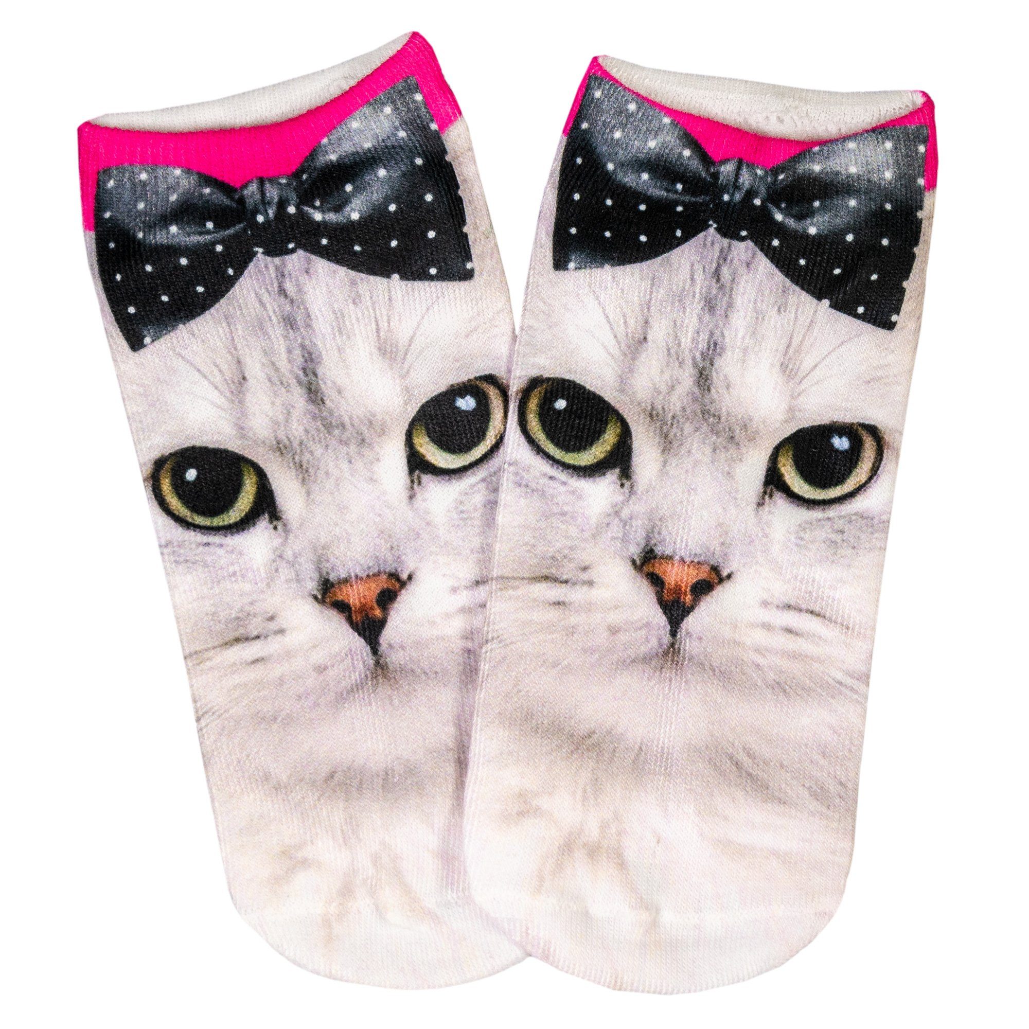 cosey Sneakersocken 1 Paar Sneaker Socken – Katzen Design – Einheits-Größe günstig online kaufen