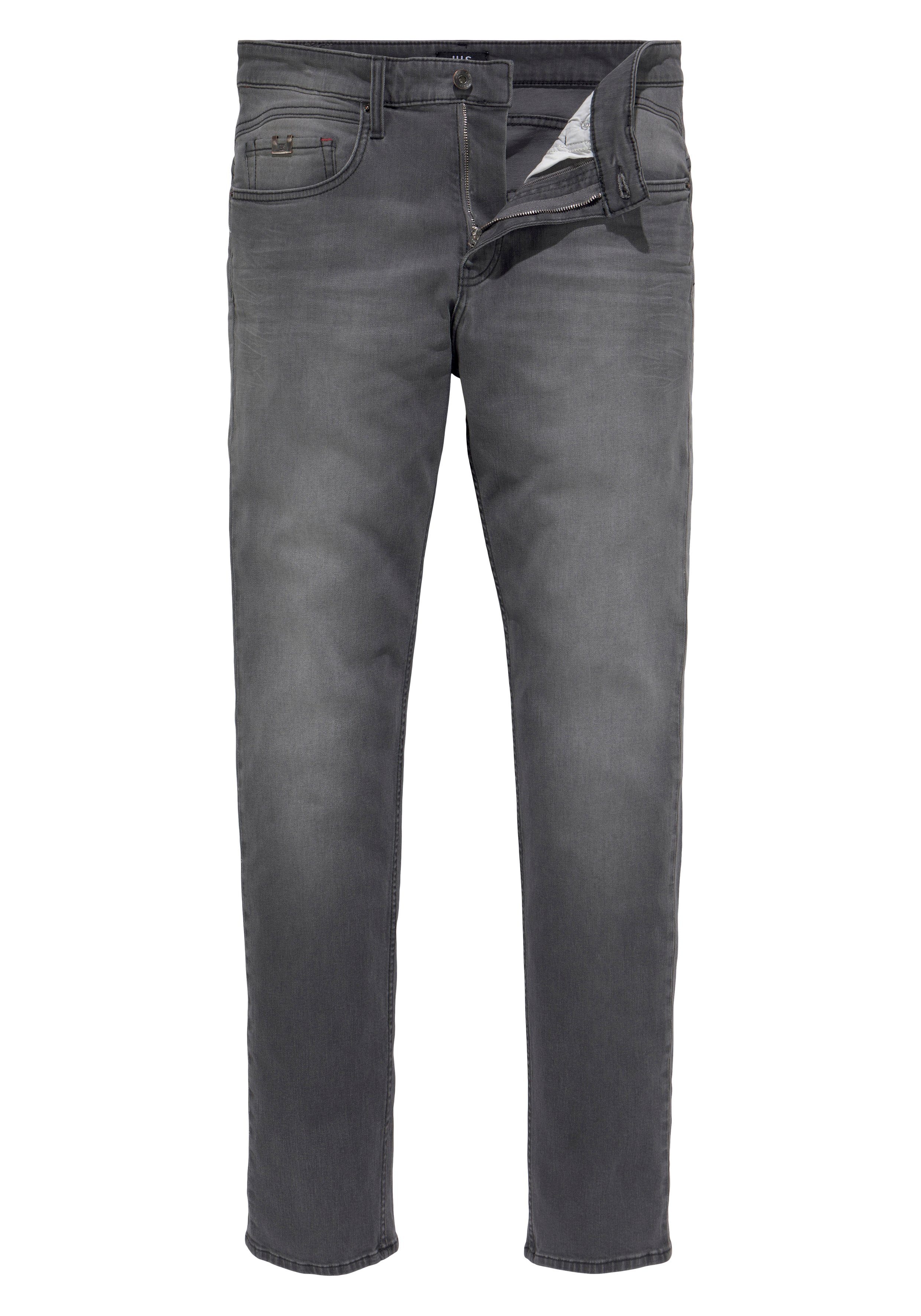 Ökologische, Ozon Tapered-fit-Jeans wassersparende H.I.S grey CIAN dark Wash durch Produktion
