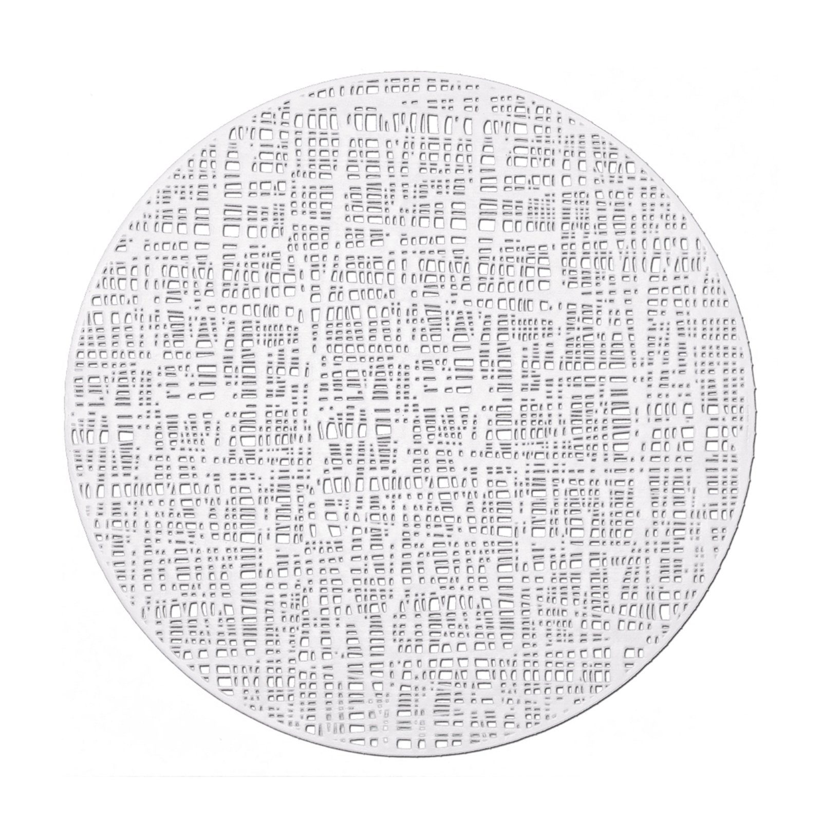 Weiß, 1-St) Platzset, (Stück, Present, Zeller Platzmatte Stück Scribble 1