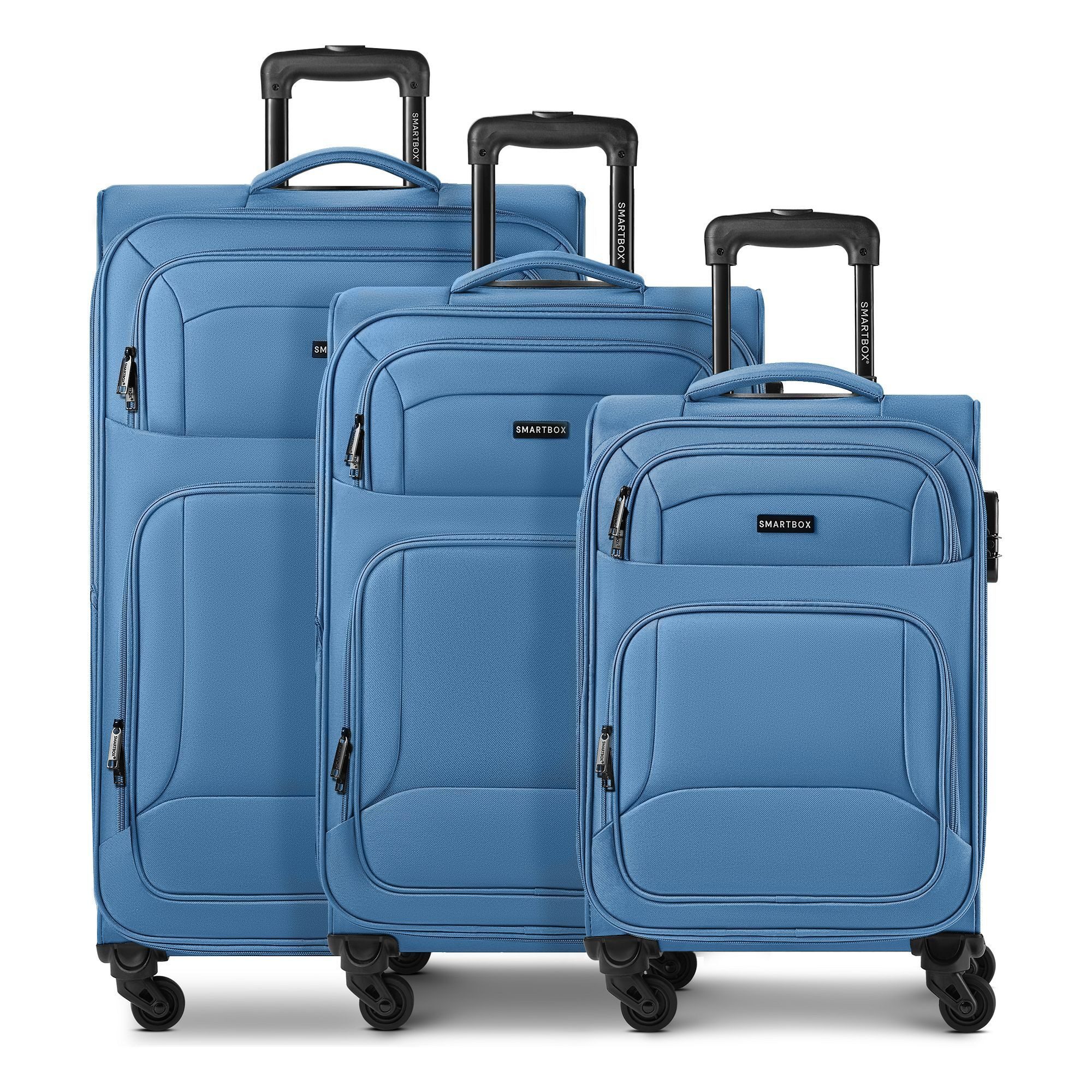 Smartbox Kofferset Edition 04 4 Rollen Kofferset 3-teilig mit Dehnfalte, (Set)