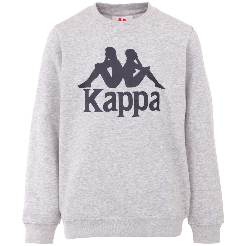 kuscheliger Sweater melange Kappa Sweat-Qualität high-rise in